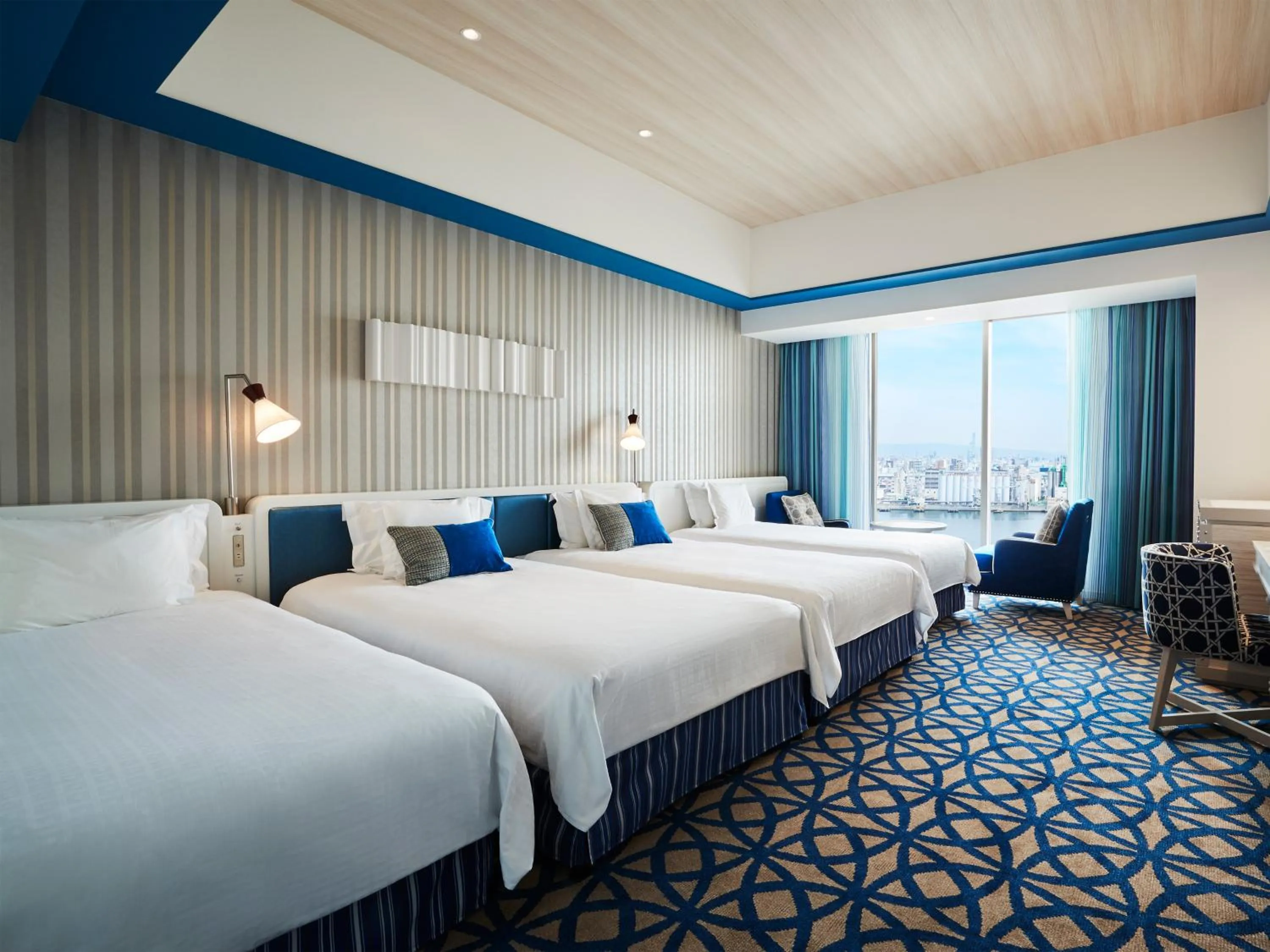 Bed in Hotel Universal Port