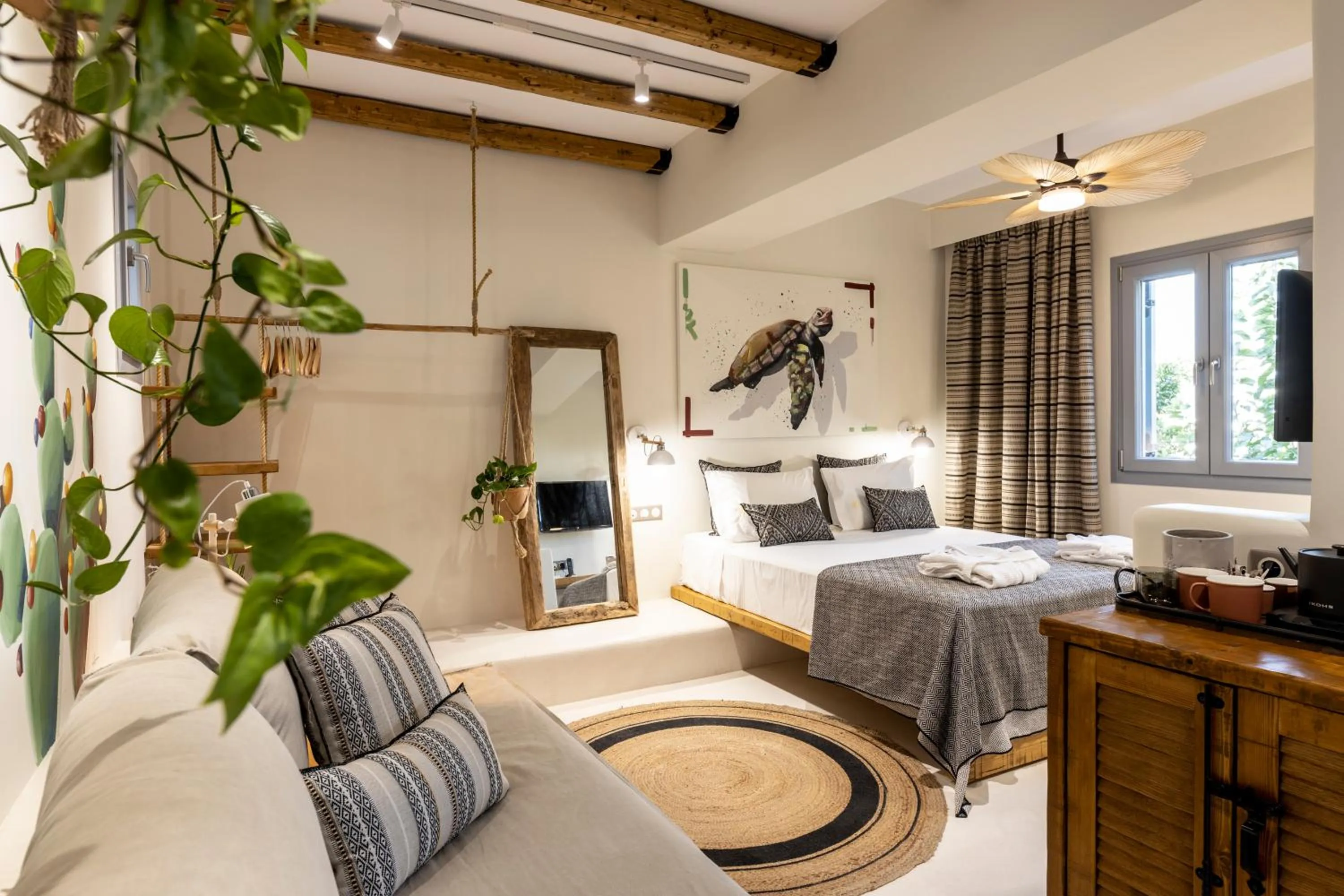 Bed in The Artemis Hotel