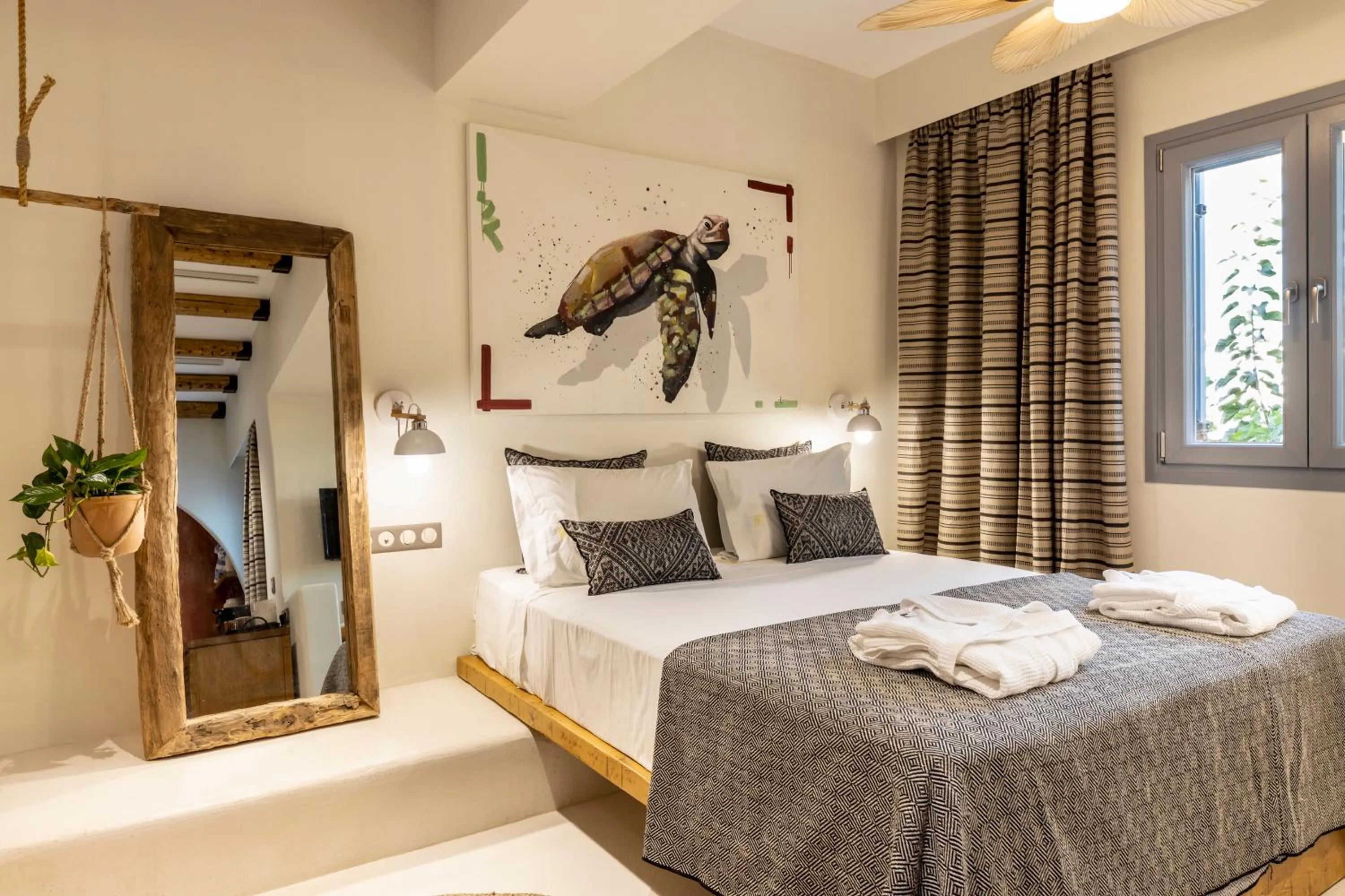 Bed in The Artemis Hotel