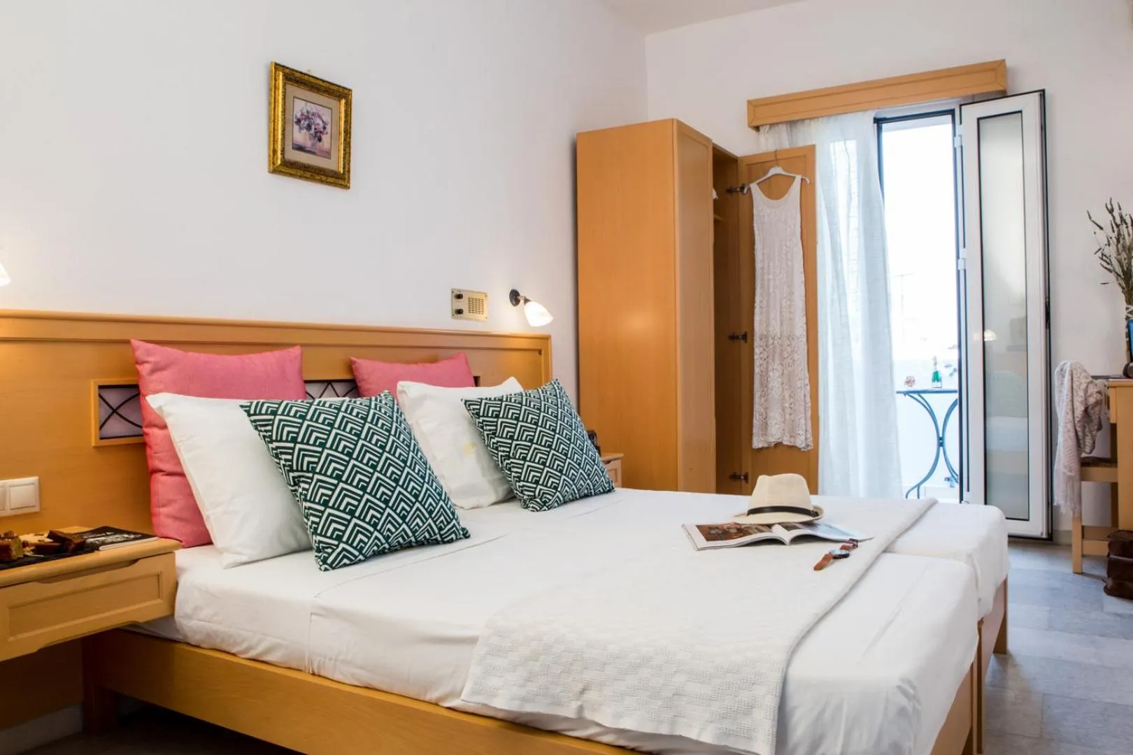 Bed in The Artemis Hotel