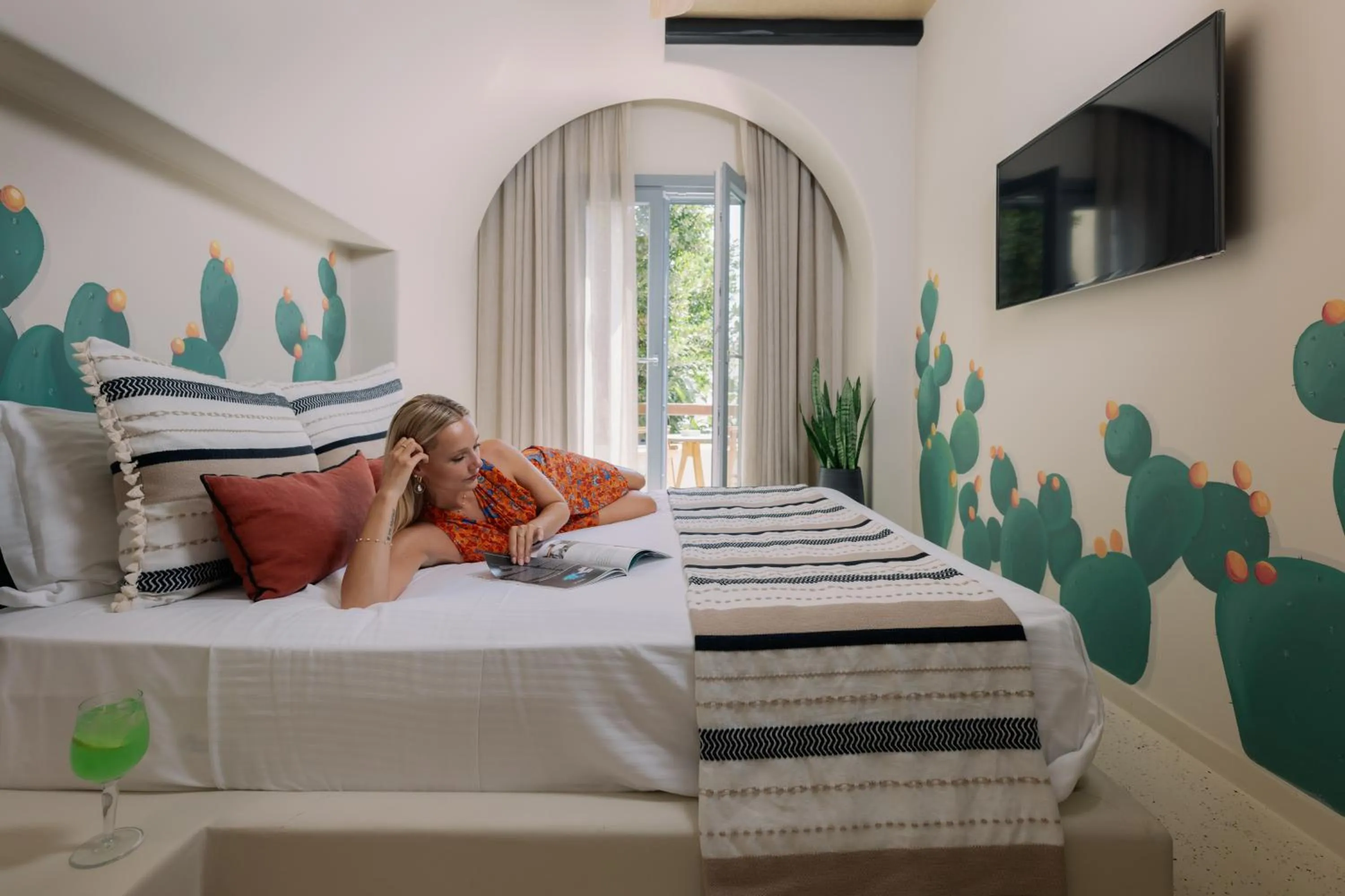 Bed in The Artemis Hotel