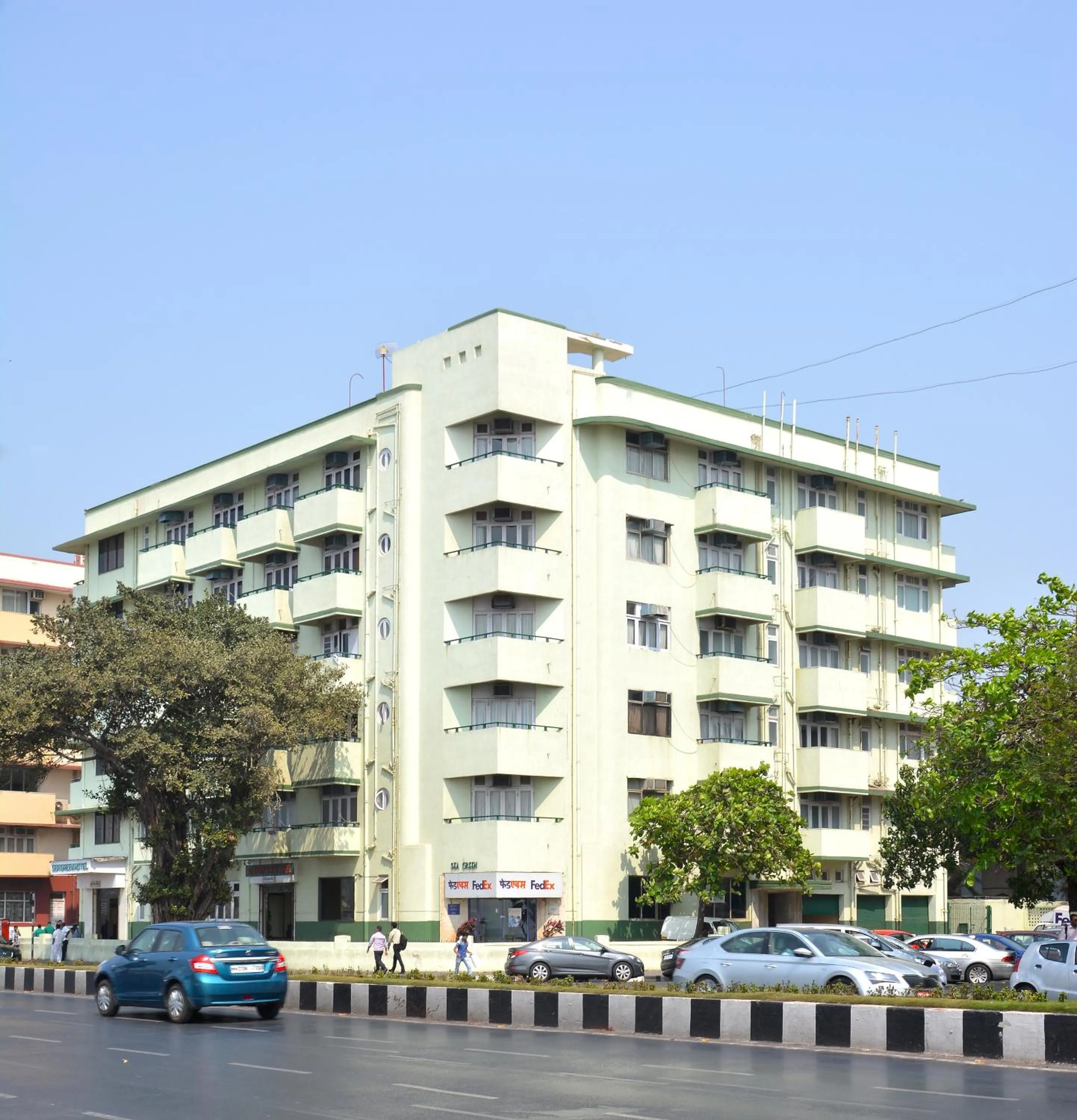 Facade/entrance in Sea Green South Hotel