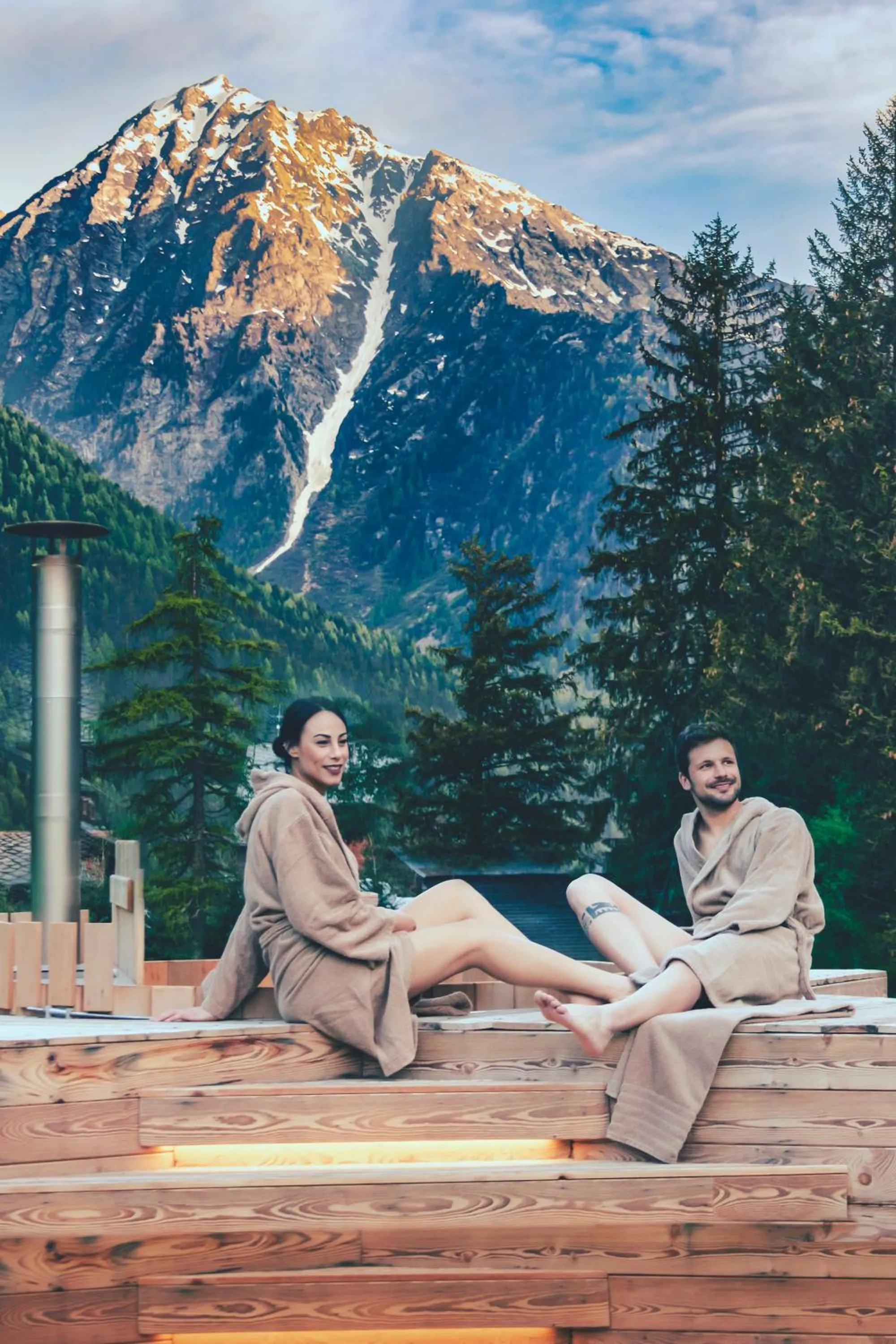 People in Aethos Hotel Monterosa