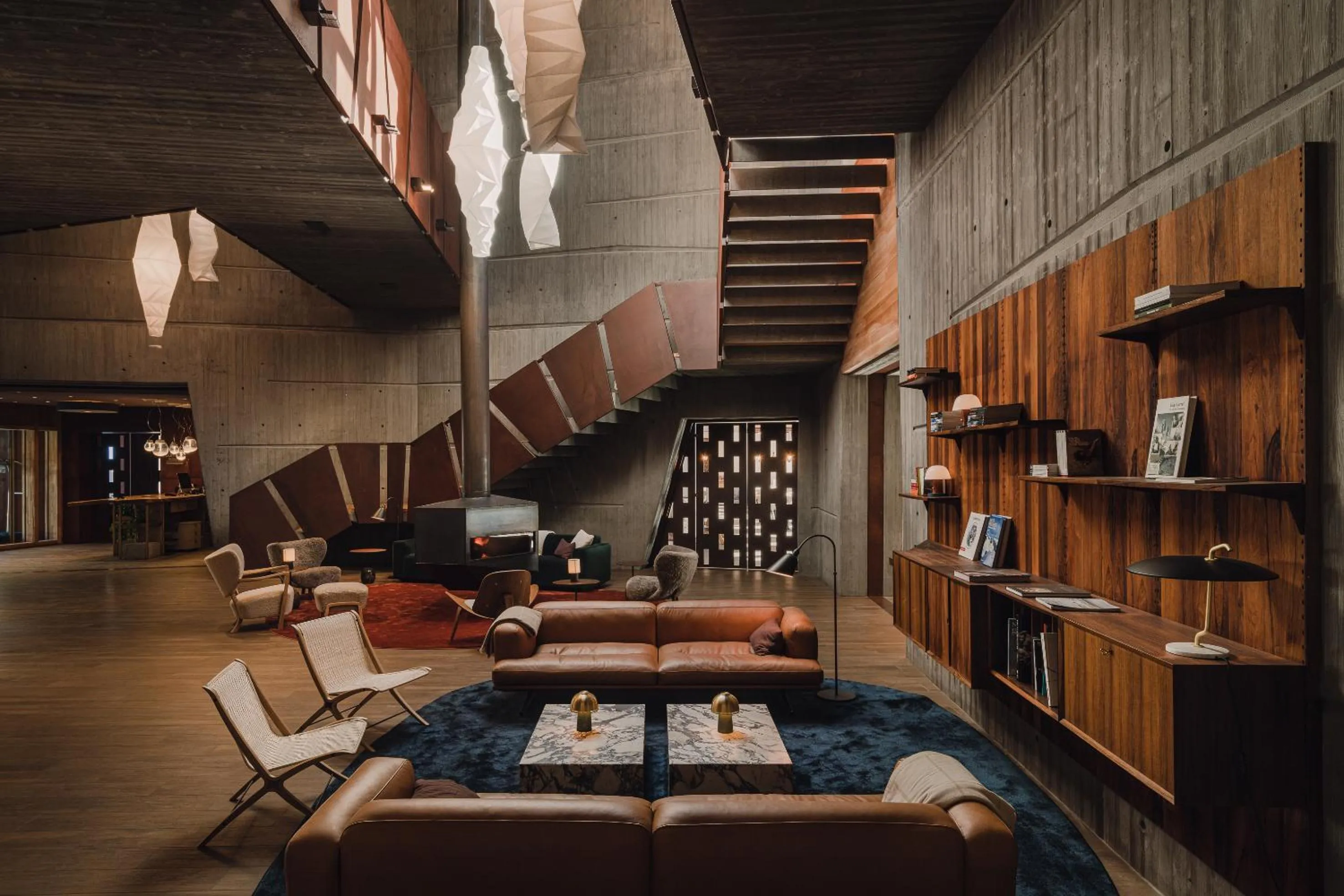 Living room in Aethos Hotel Monterosa