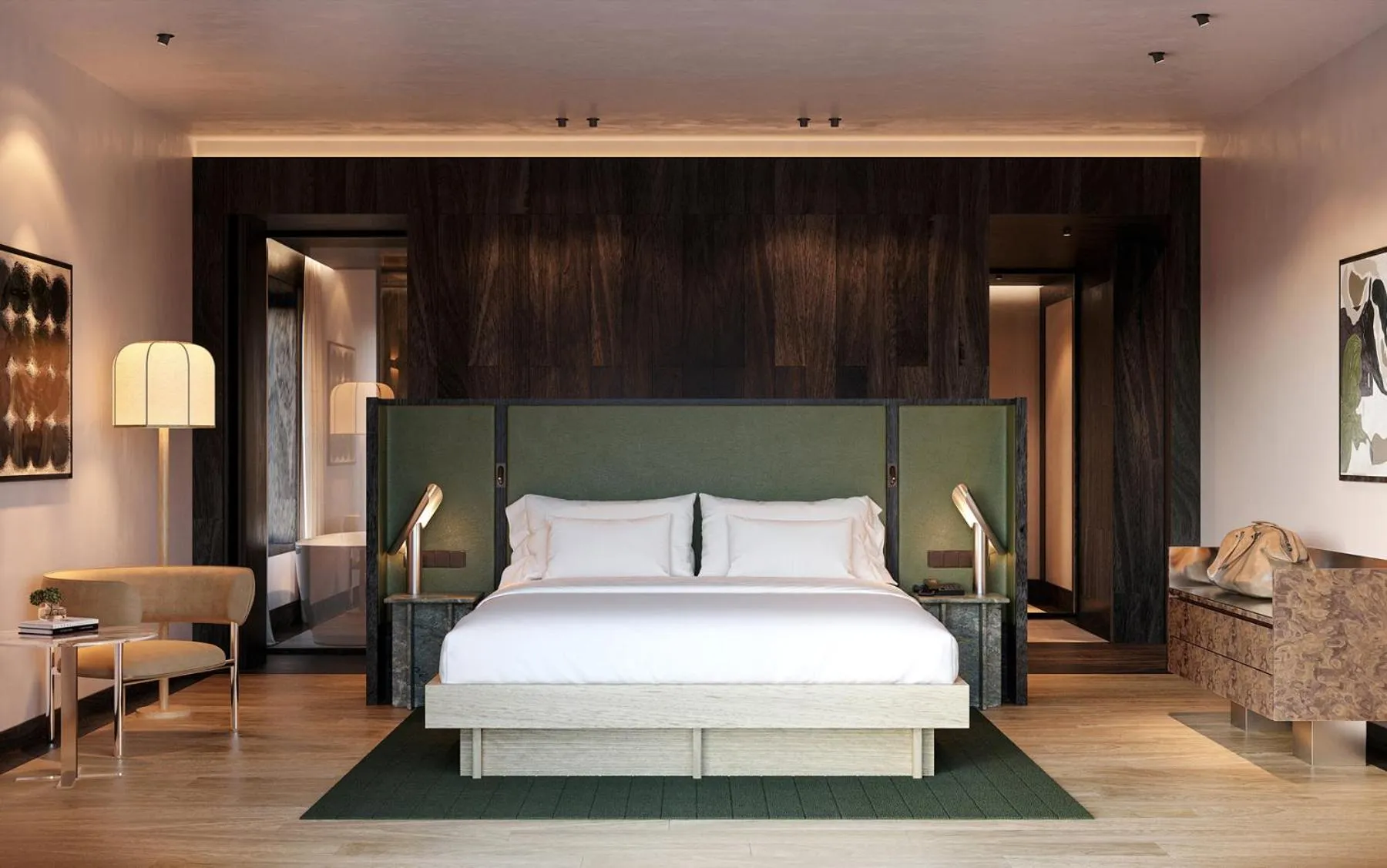 Bedroom, Bed in Aethos Hotel Monterosa