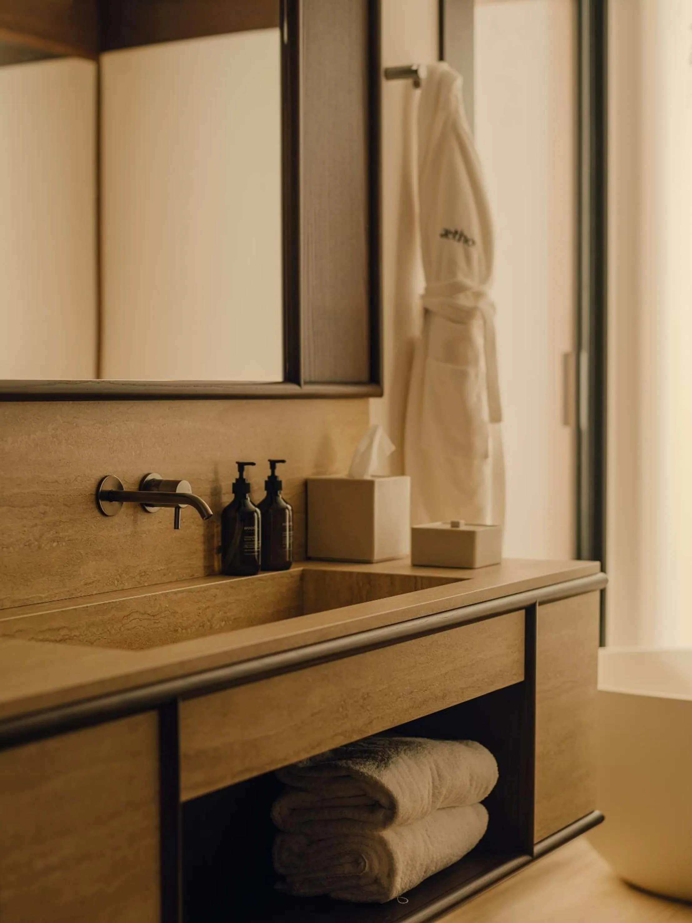 Bathroom in Aethos Hotel Monterosa