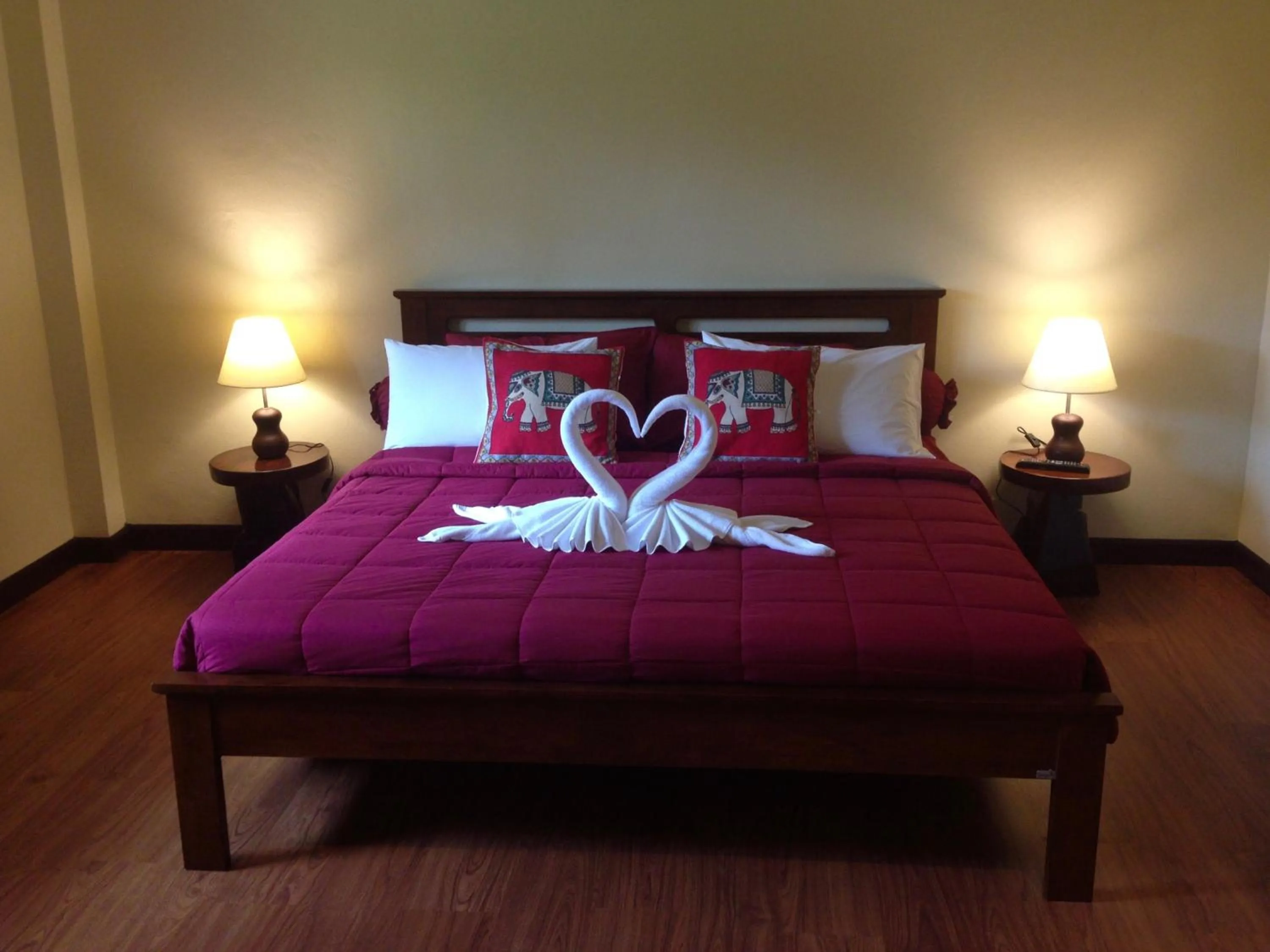 Bed in Garden Resort