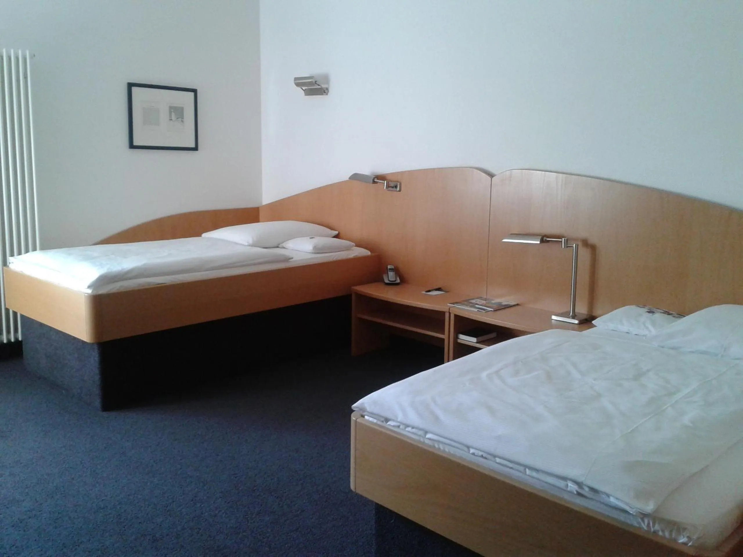 Photo of the whole room, Bed in BioHotel Kassel Wilhelmshöher Tor