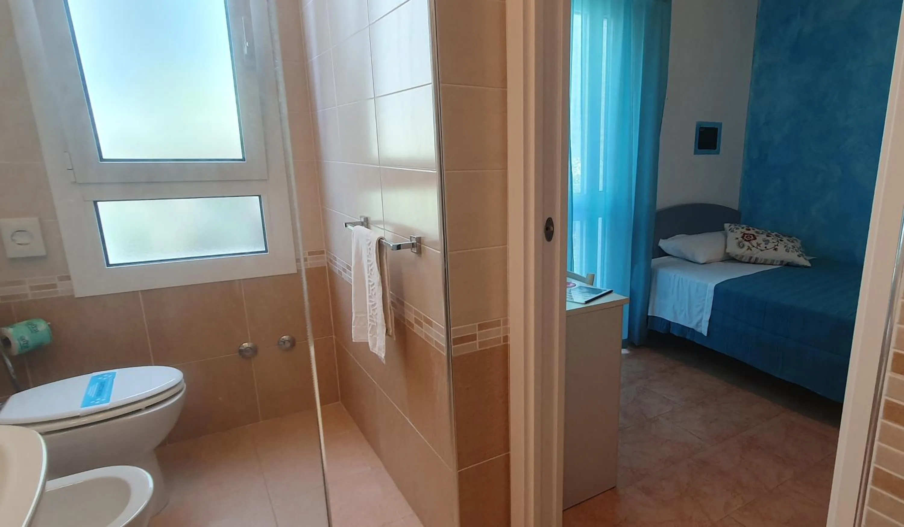 Bed in Hotel Nuova Graziosa