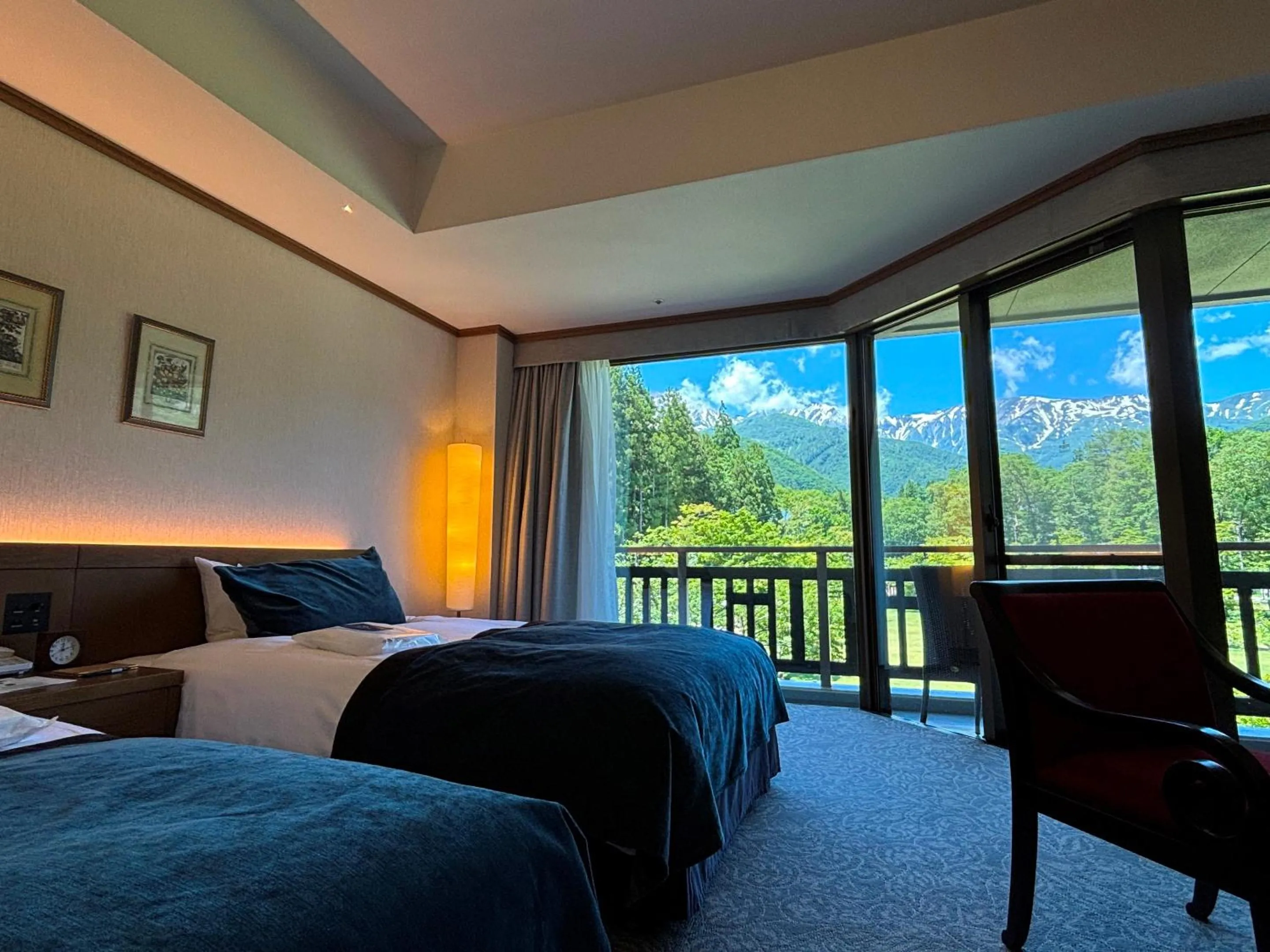 View (from property/room), Bed in Hakuba Tokyu Hotel