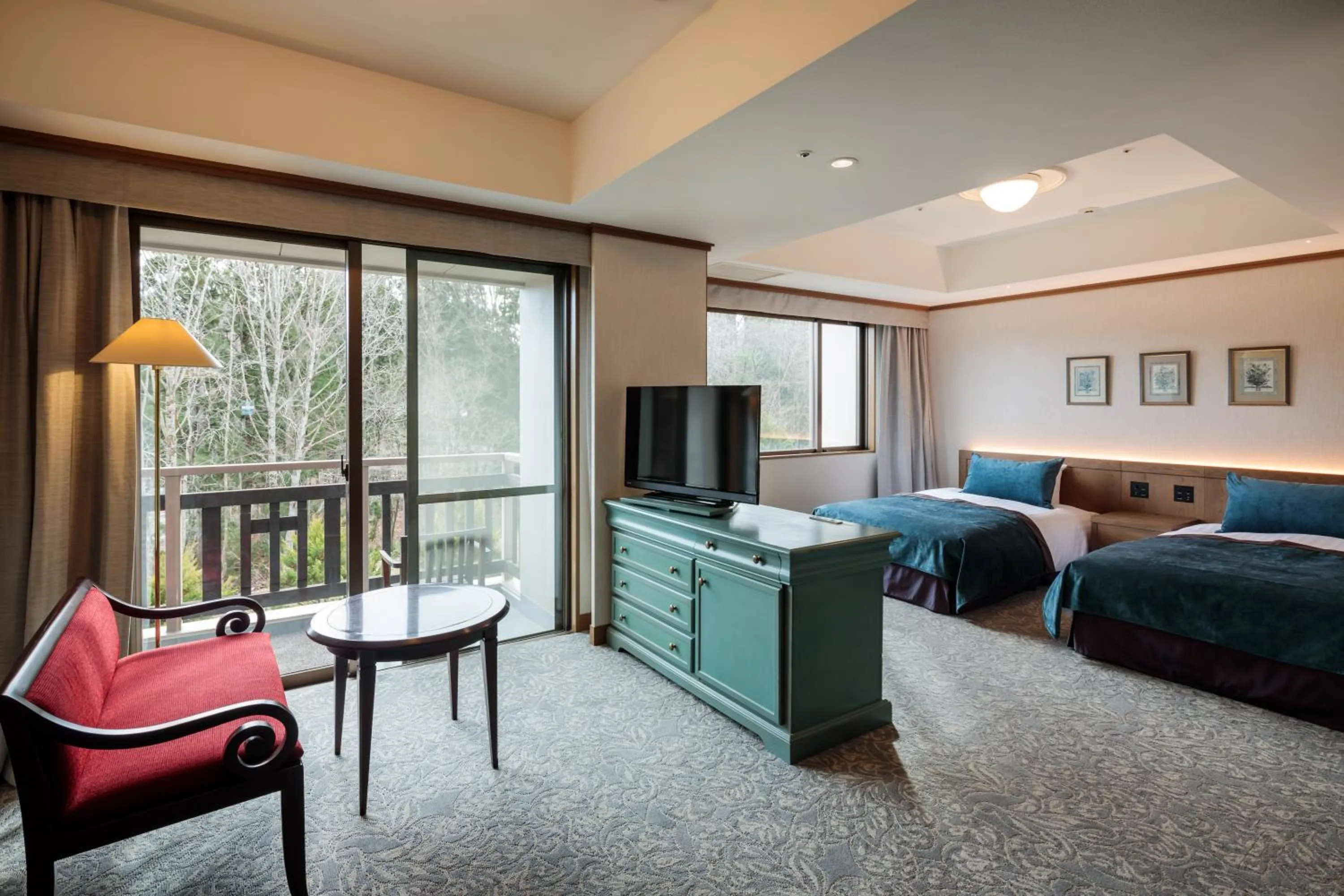 Photo of the whole room, Bed in Hakuba Tokyu Hotel