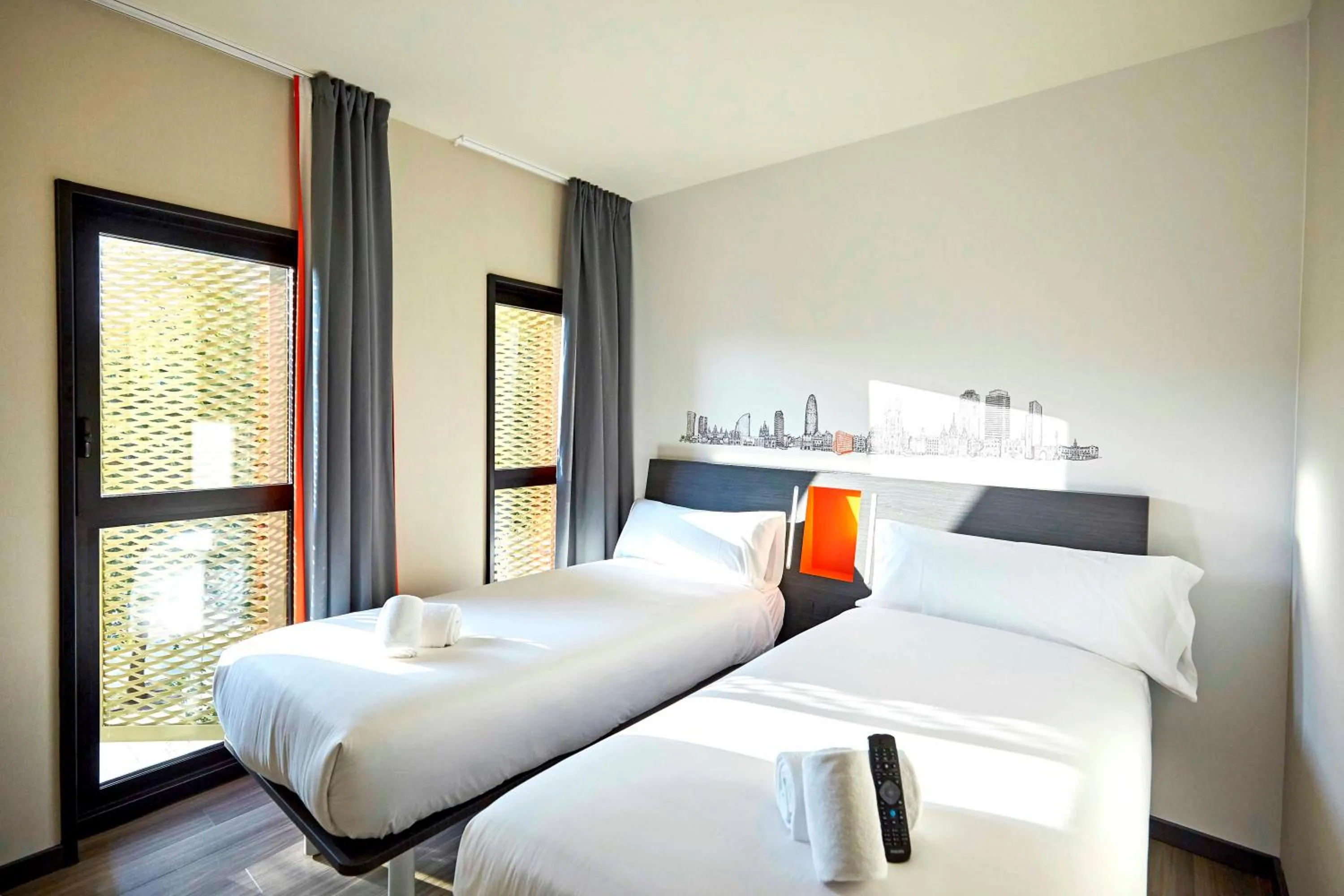 Bed in easyHotel Barcelona Fira