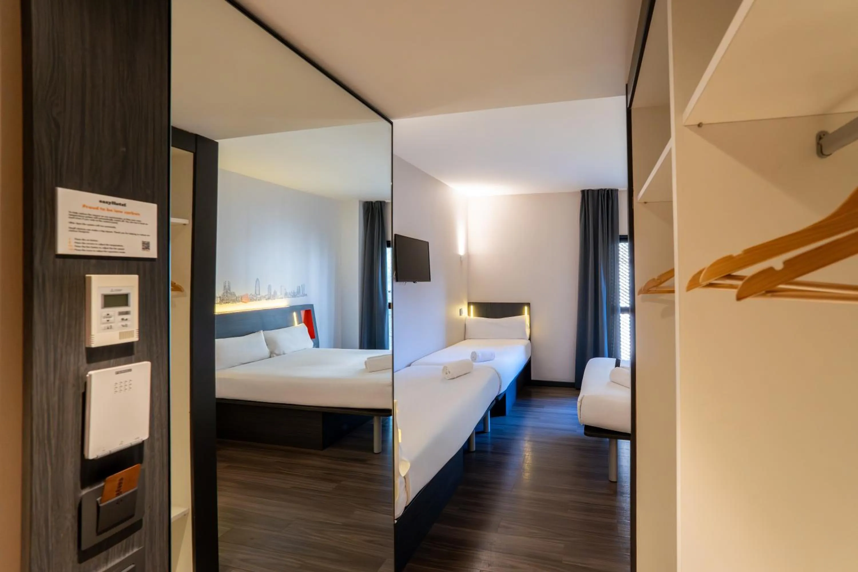 Bed in easyHotel Barcelona Fira