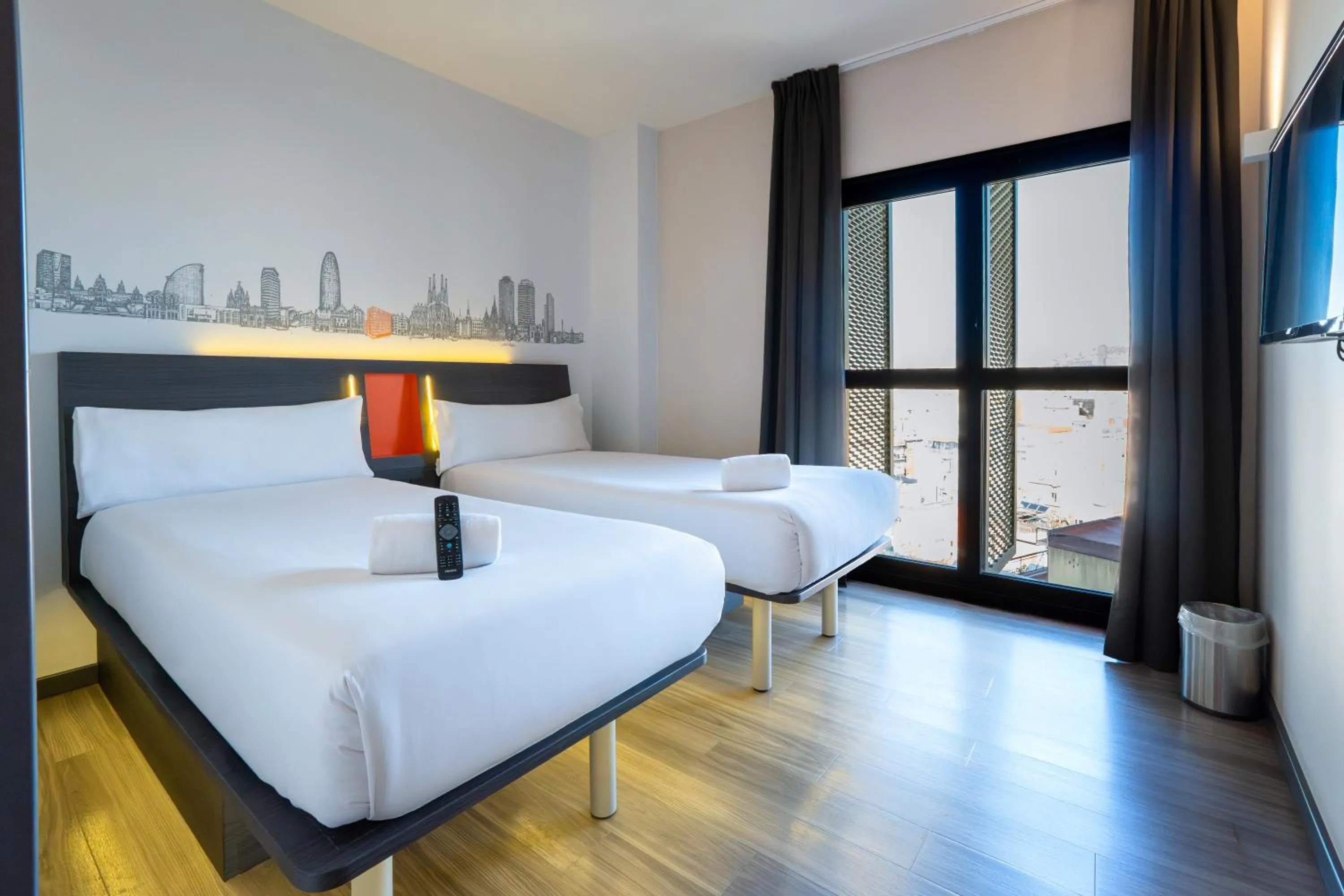 Bed in easyHotel Barcelona Fira