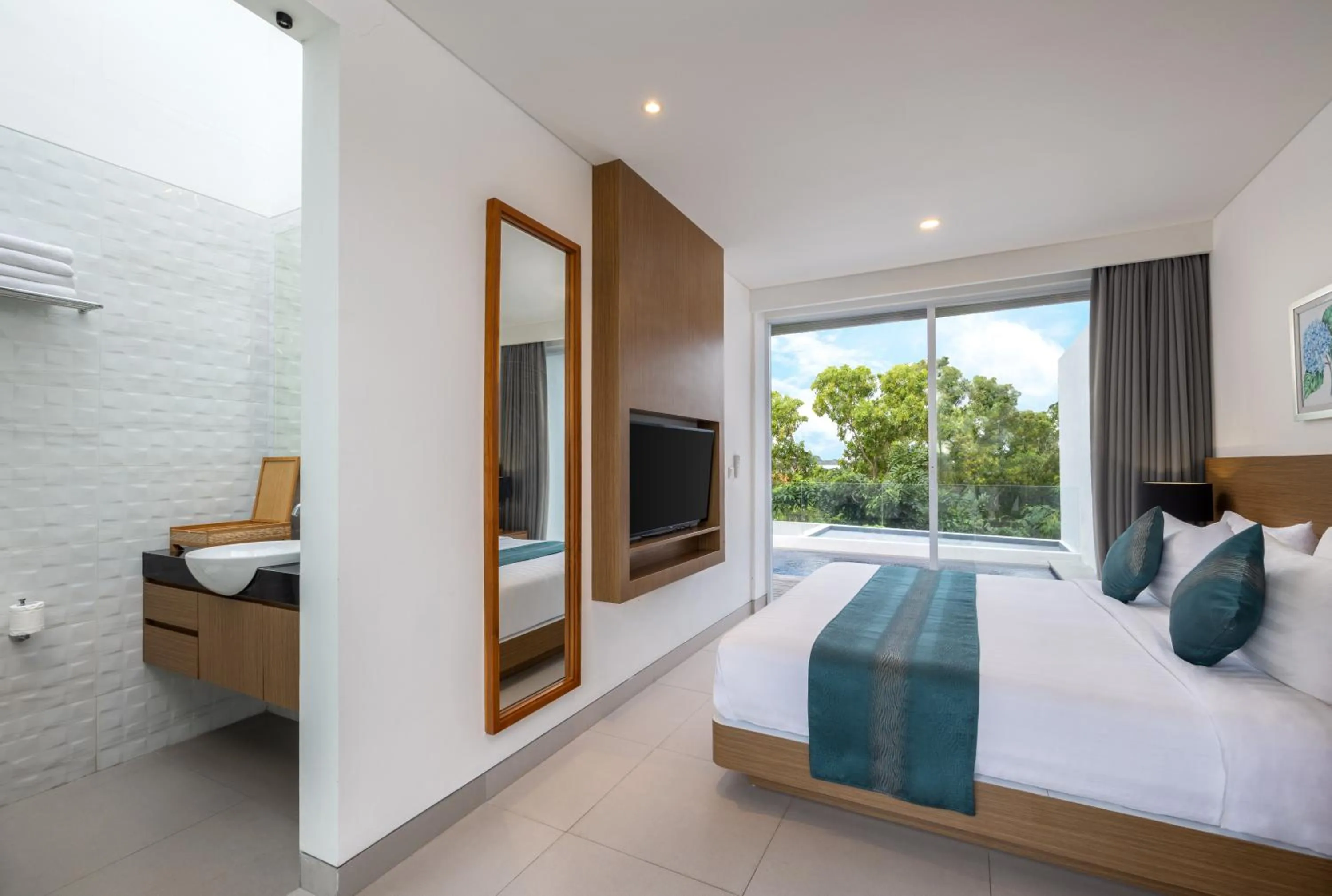 Bedroom, Bed in Hideaway Villas Bali - Ungasan by Kanaan Hospitality