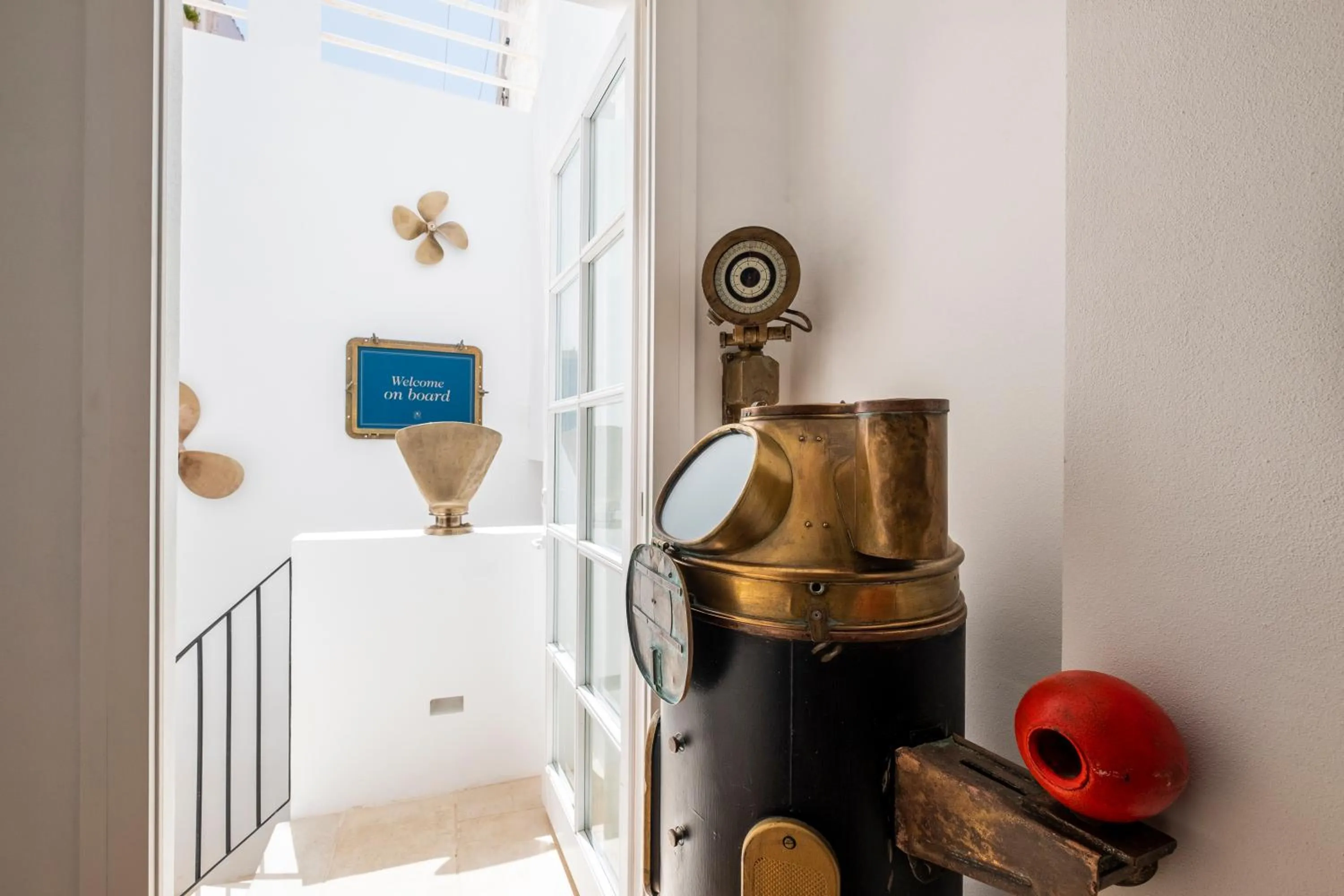 Decorative detail in Nao Catedral Boutique Hotel