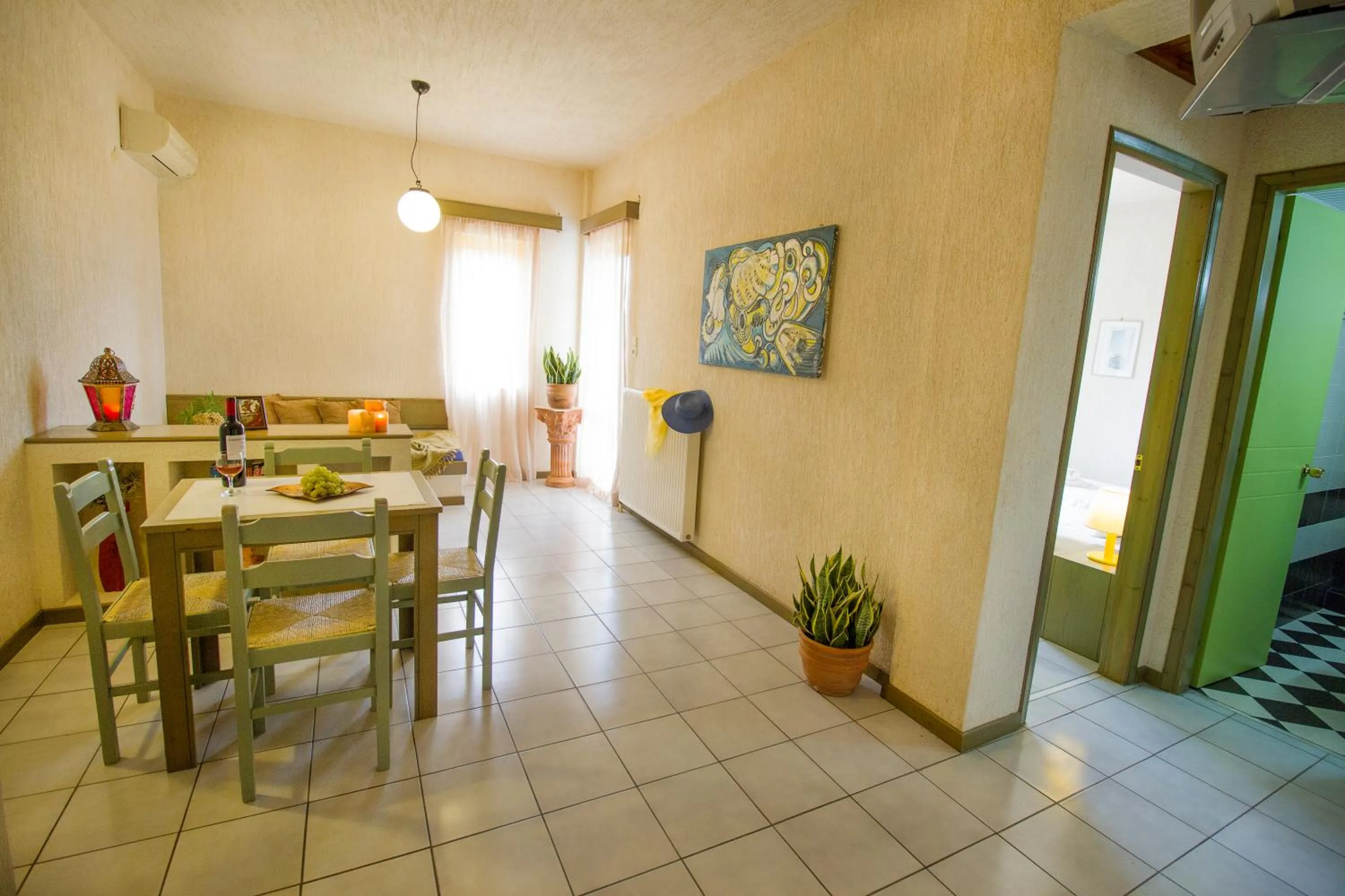 Living room in Lycasti Maisonettes