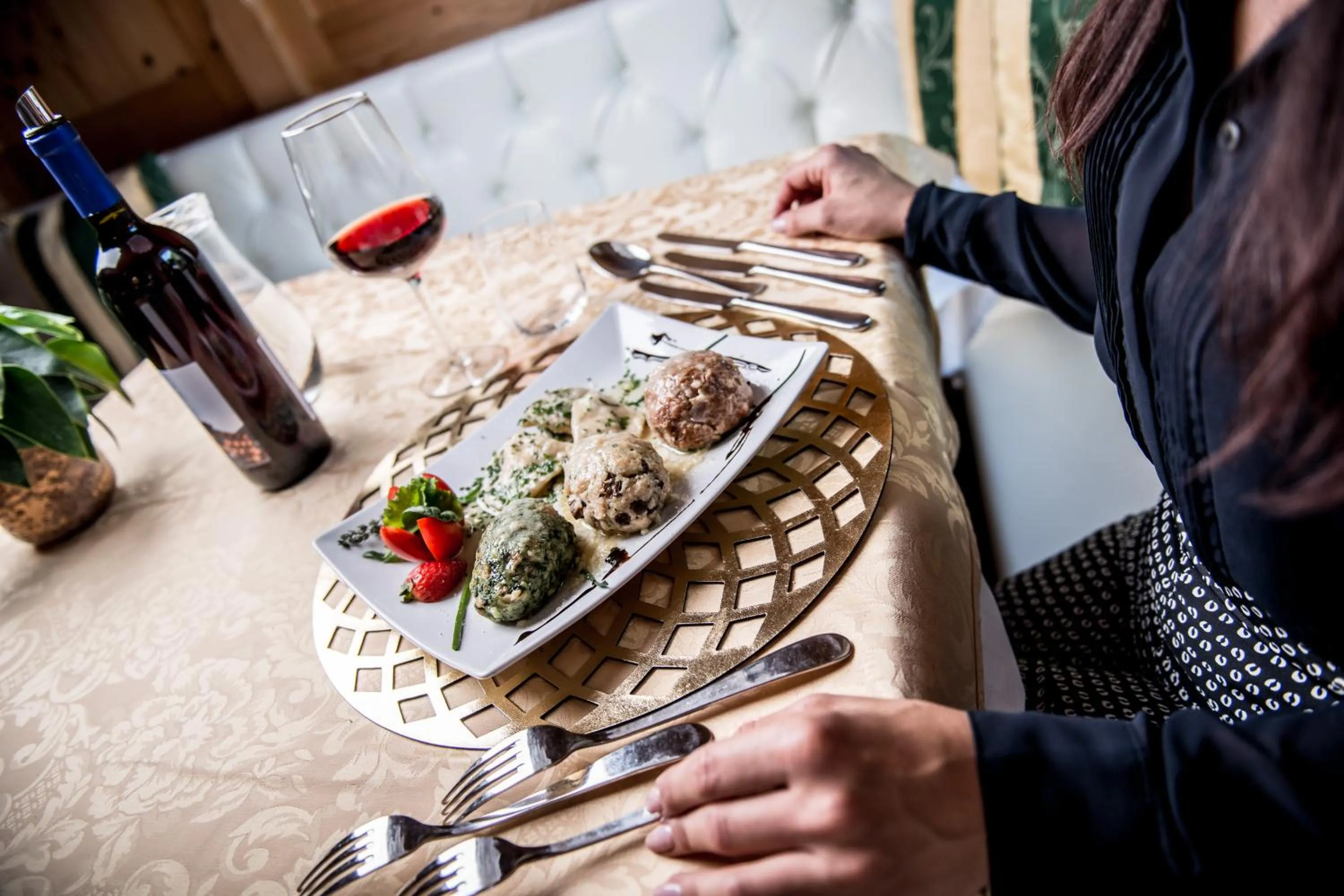 Food close-up in Hotel Kristall