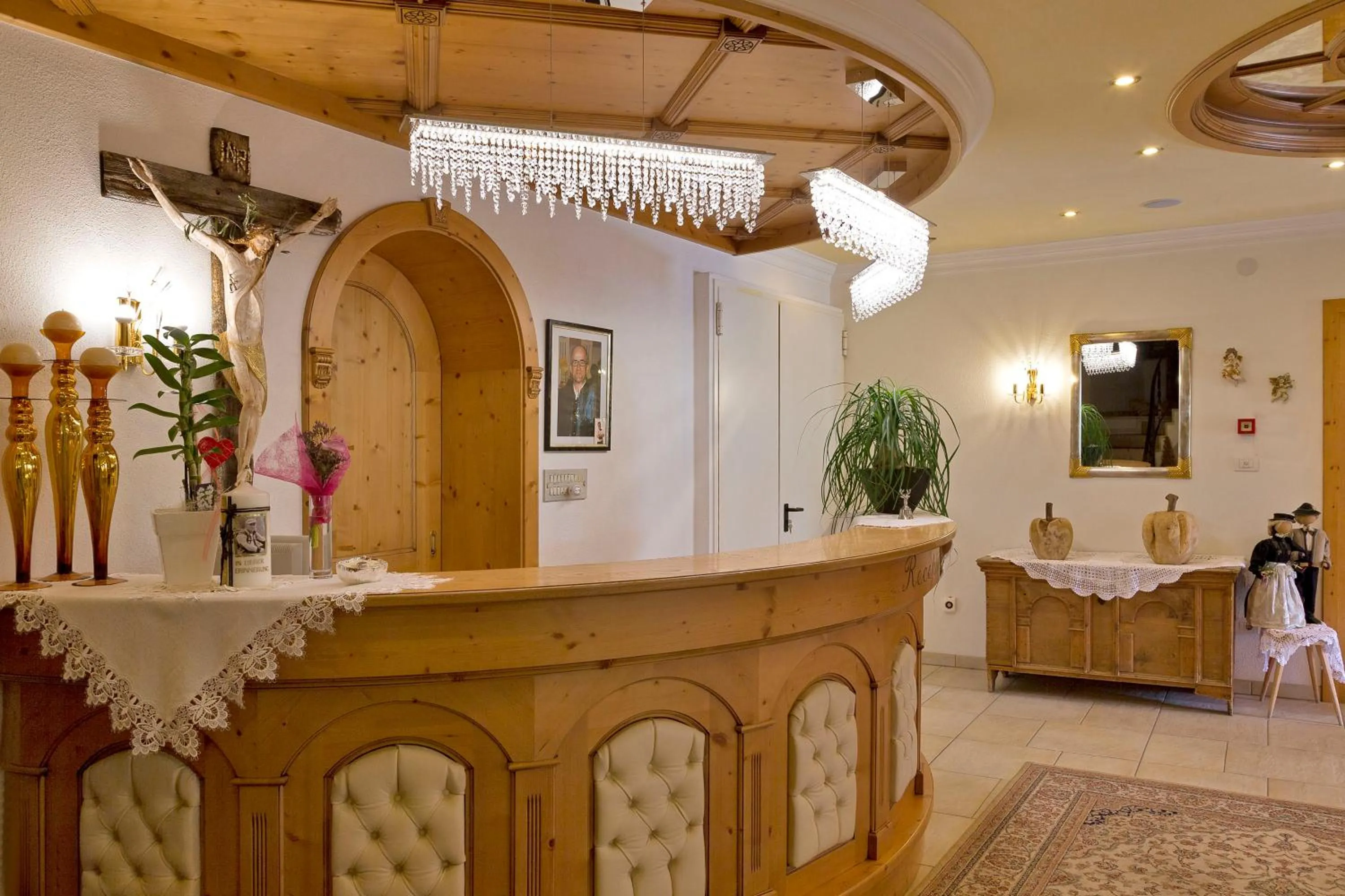 Lobby or reception in Hotel Kristall