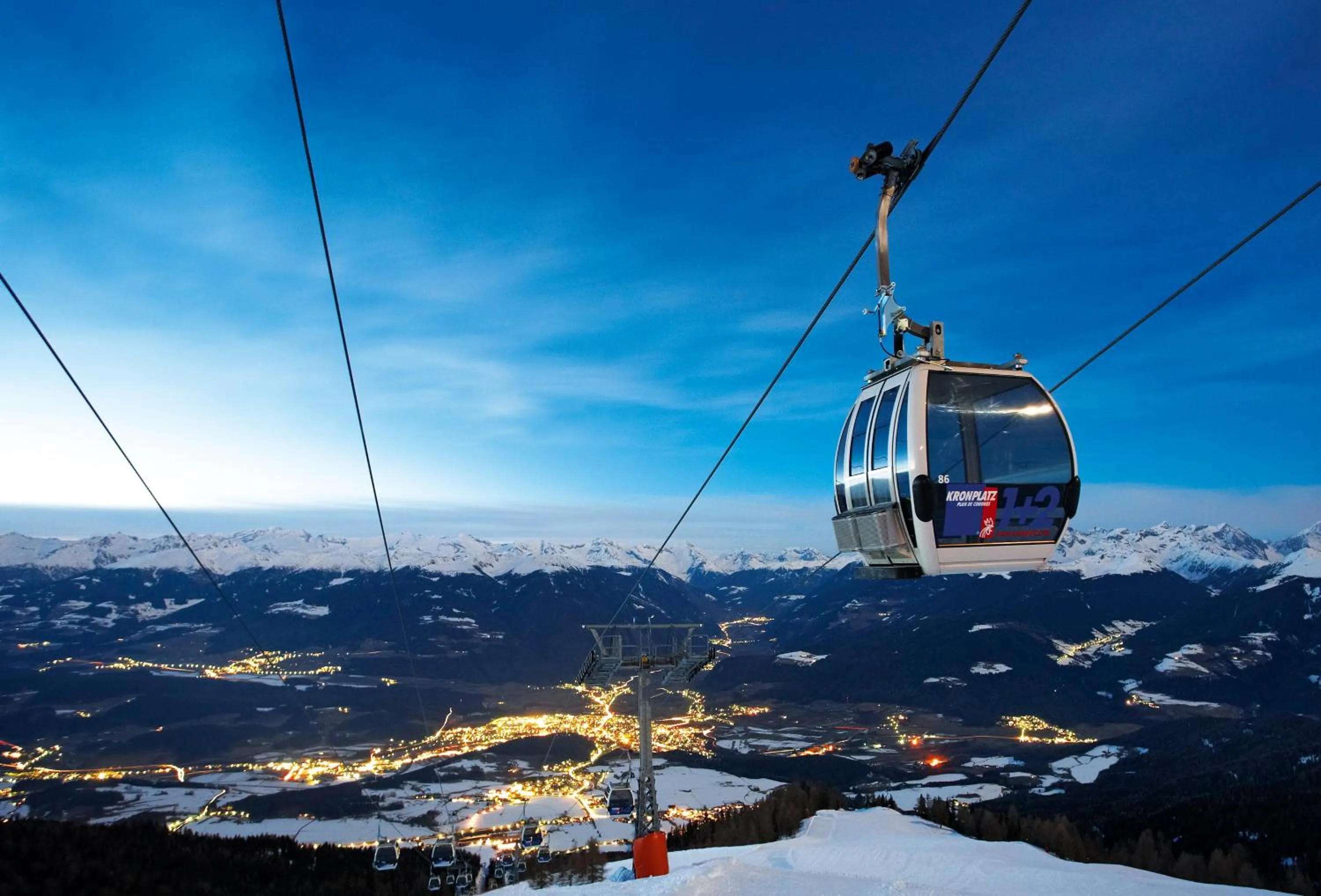 Skiing in Hotel Kristall