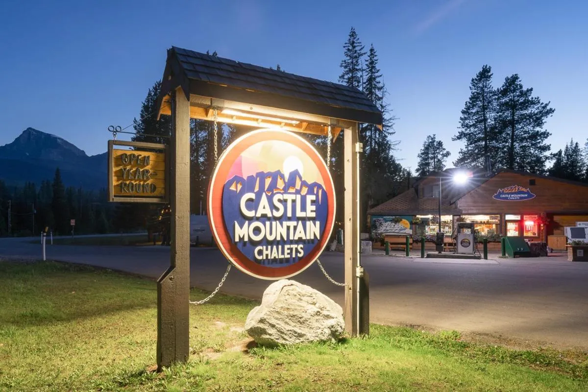 Property logo or sign in Castle Mountain Chalets
