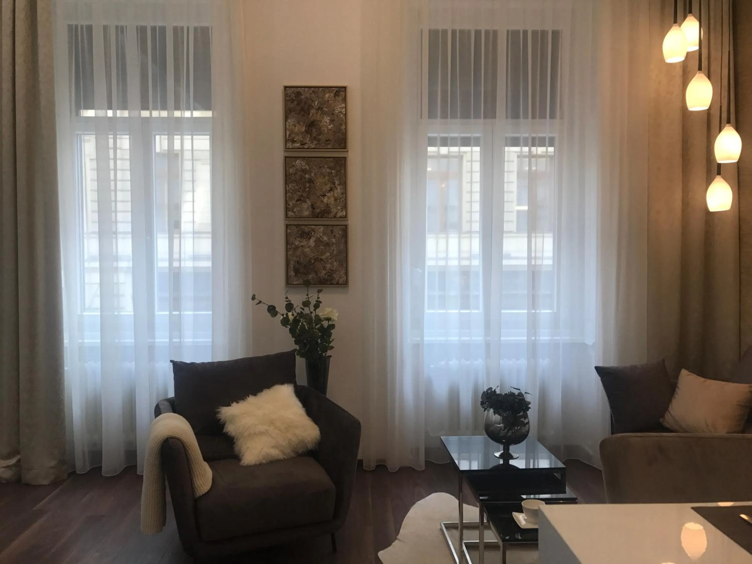 Living room in Cozy App heart Budapest