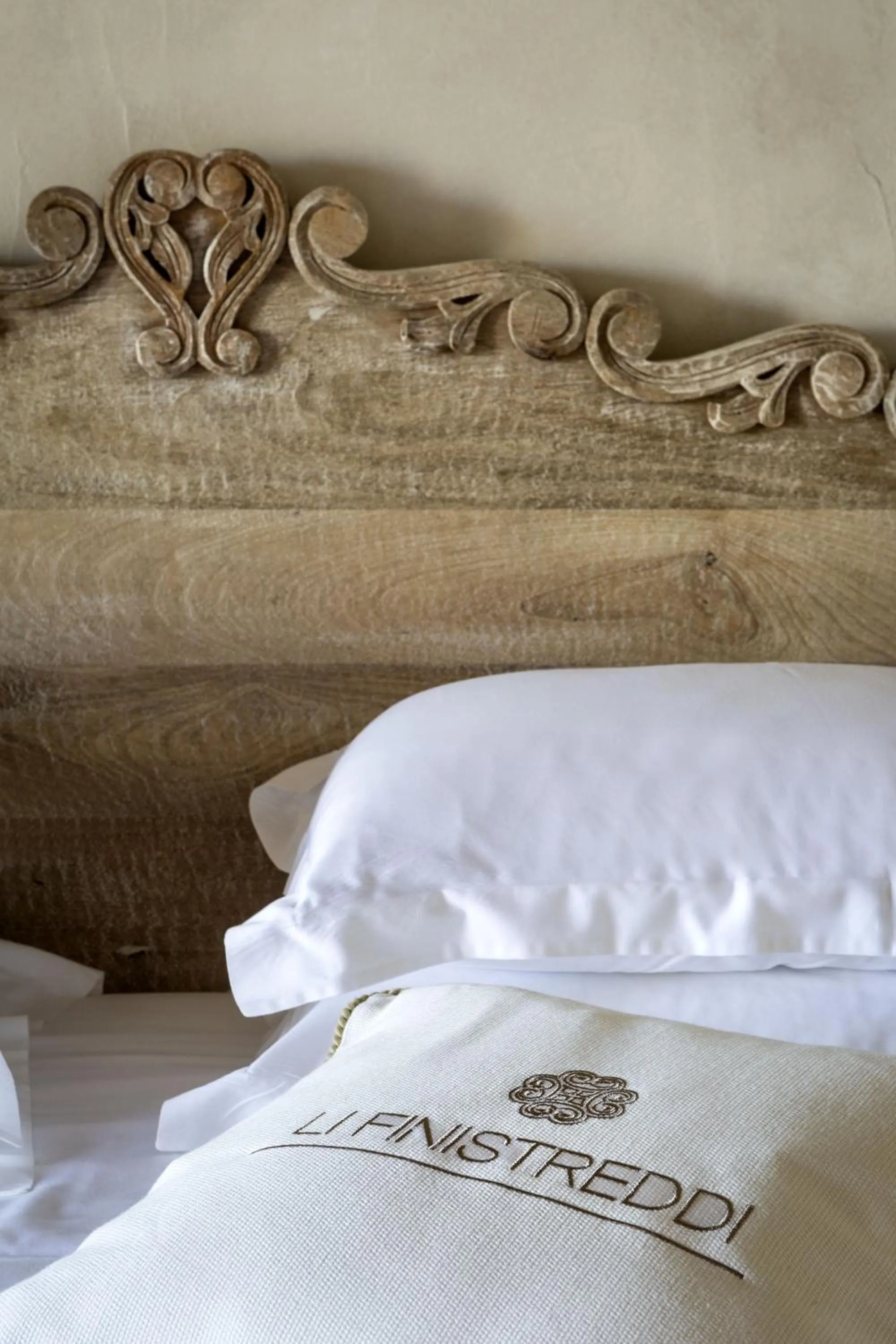 Bed in Hotel Li Finistreddi