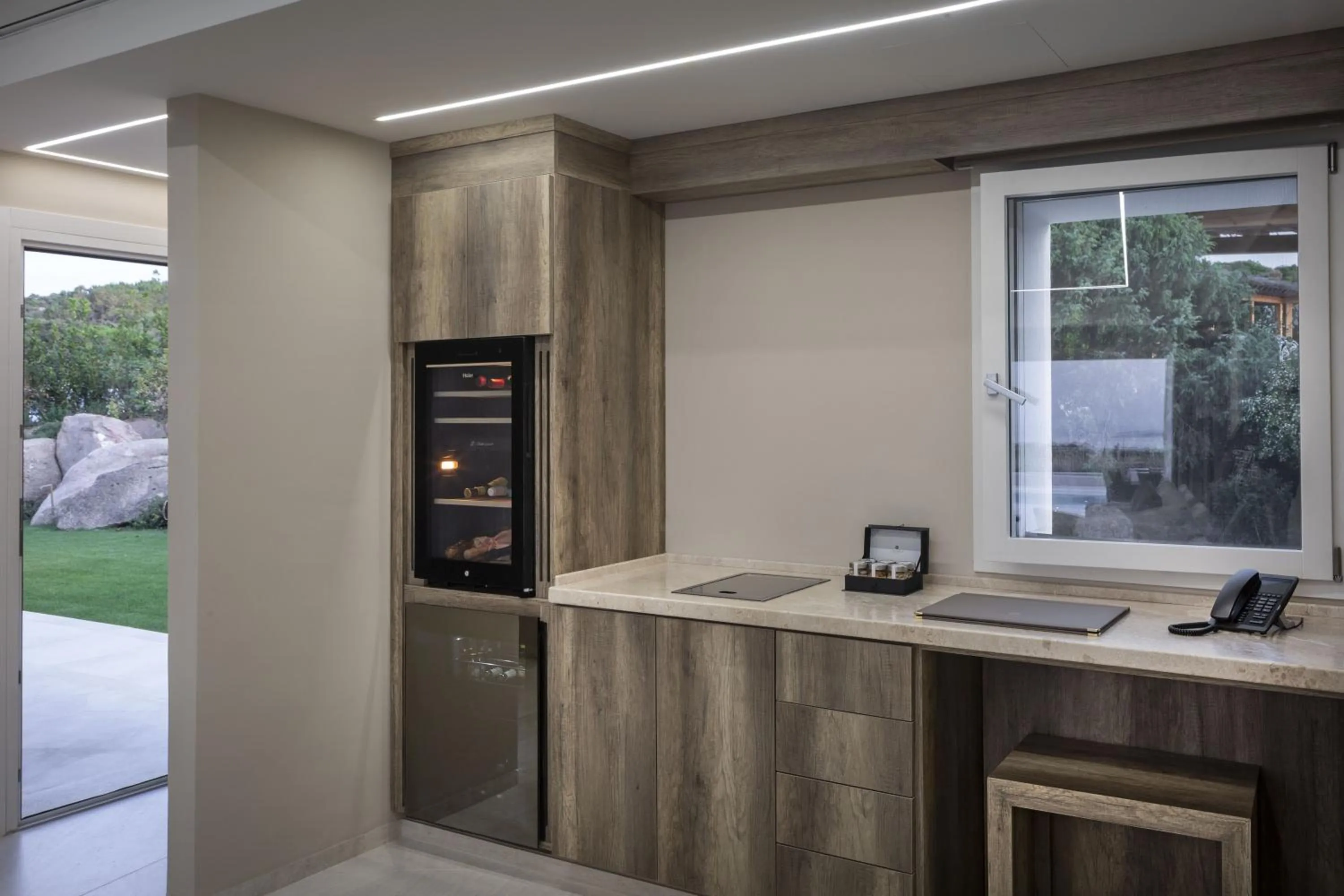 Seating area in Hotel Li Finistreddi