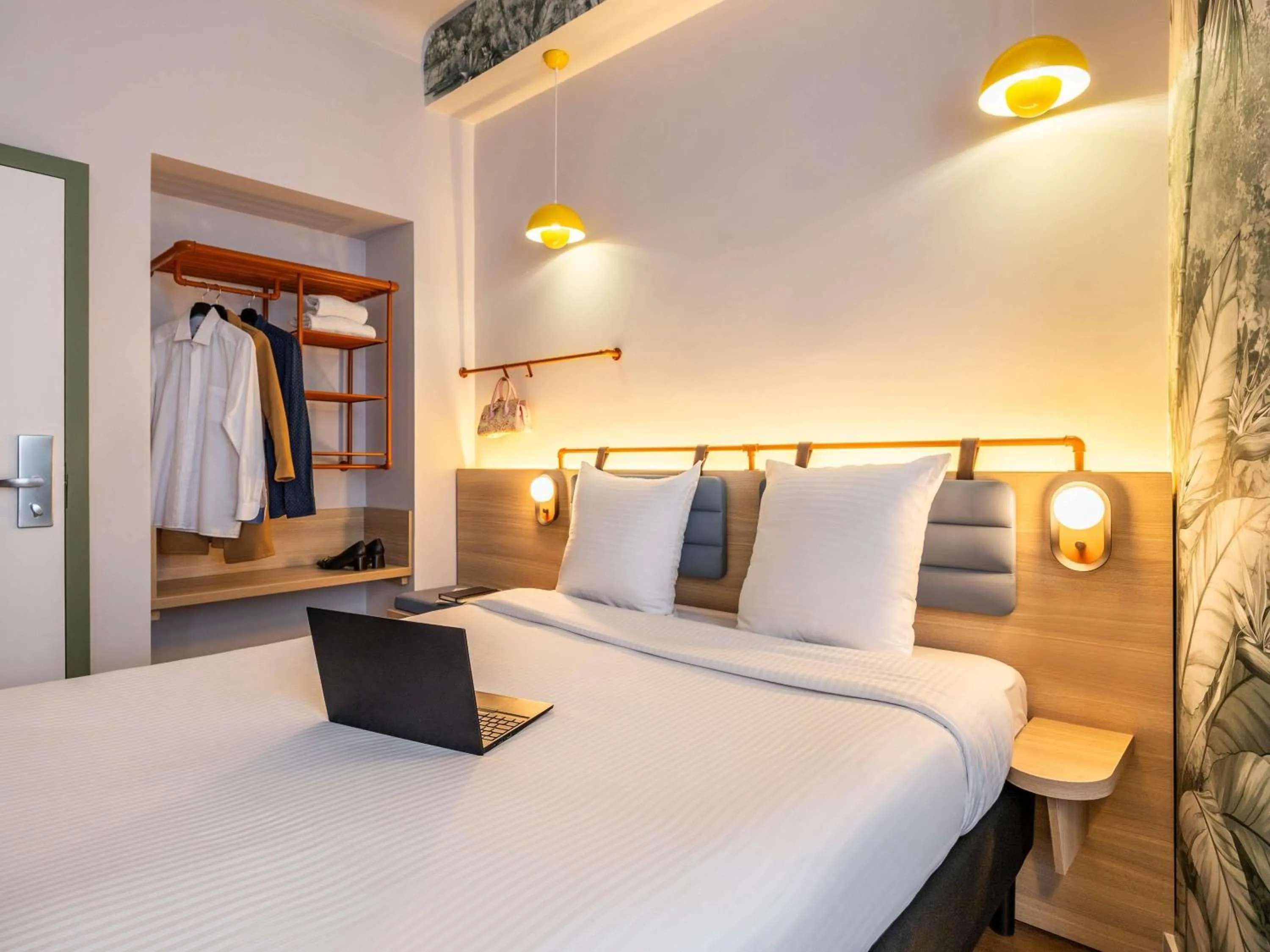 Bedroom, Bed in Hotel Siru Brussels