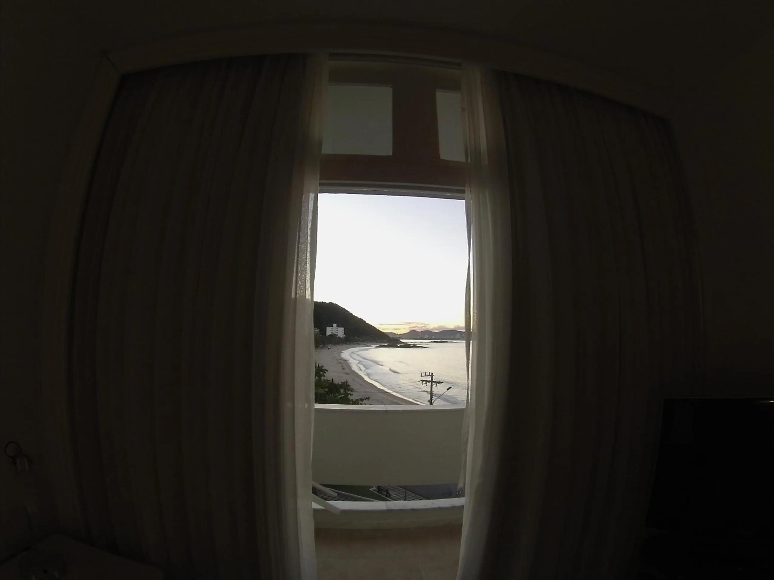 Balcony/Terrace in Hotel Marambaia Cabeçudas - frente mar