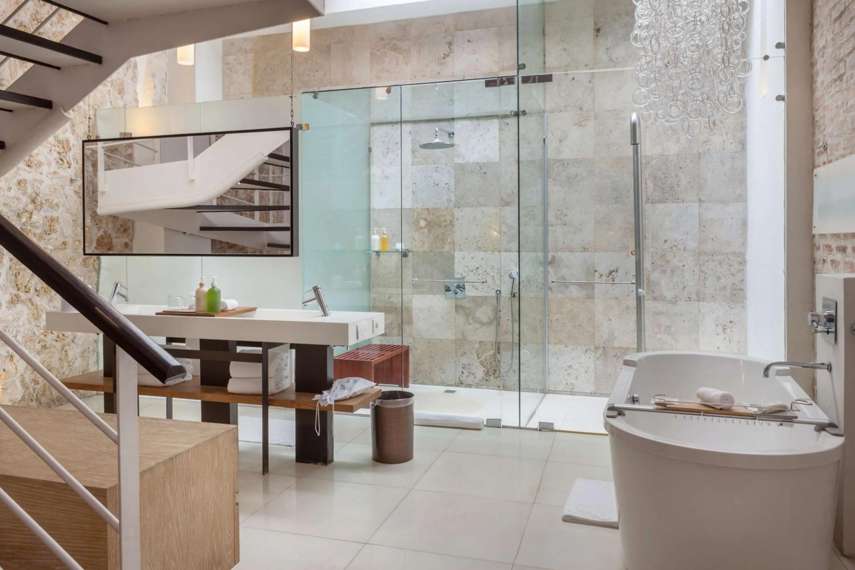 Bathroom in Nacar Hotel Cartagena, Curio Collection by Hilton