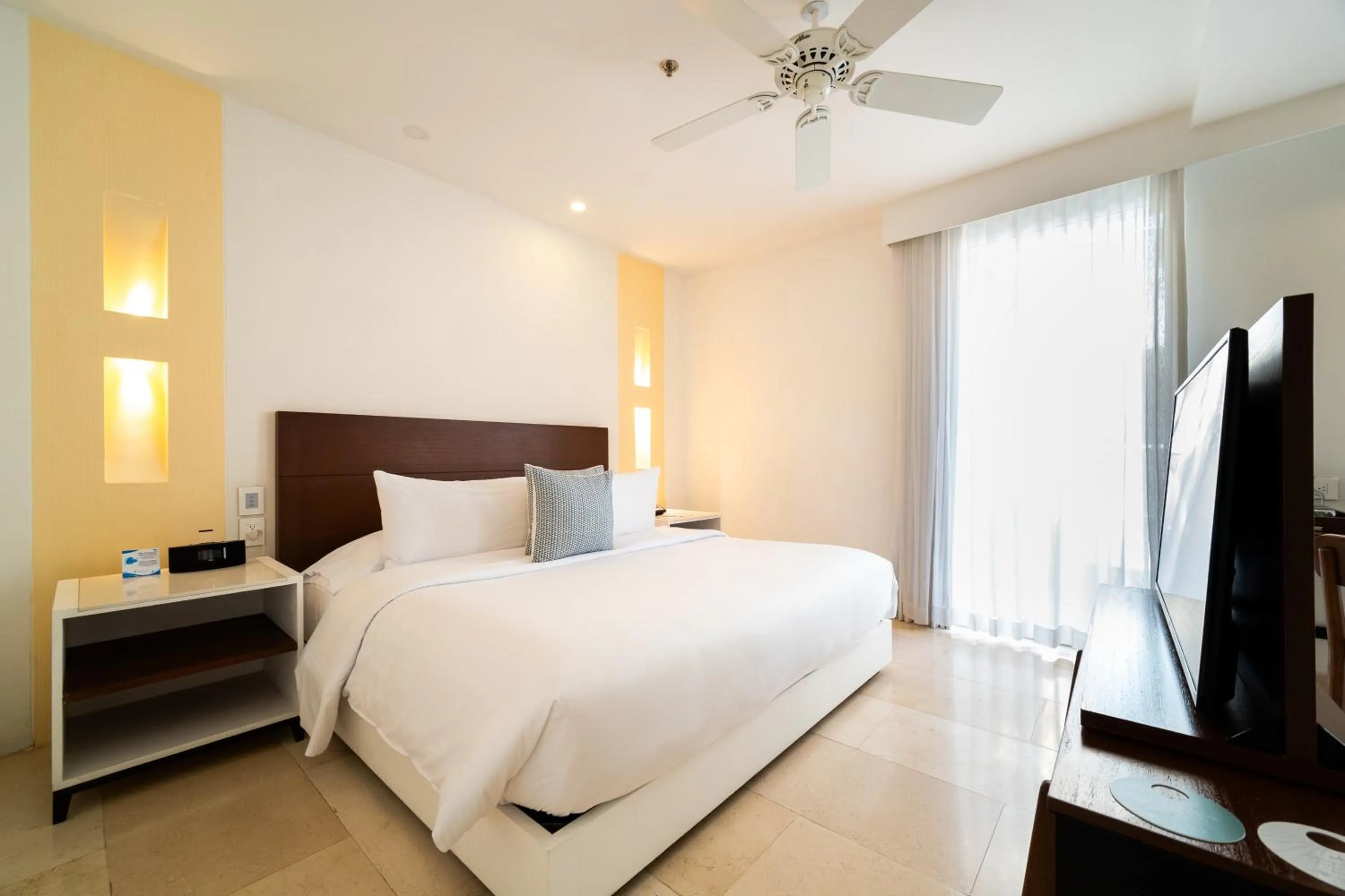 Bedroom, Bed in Nacar Hotel Cartagena, Curio Collection by Hilton