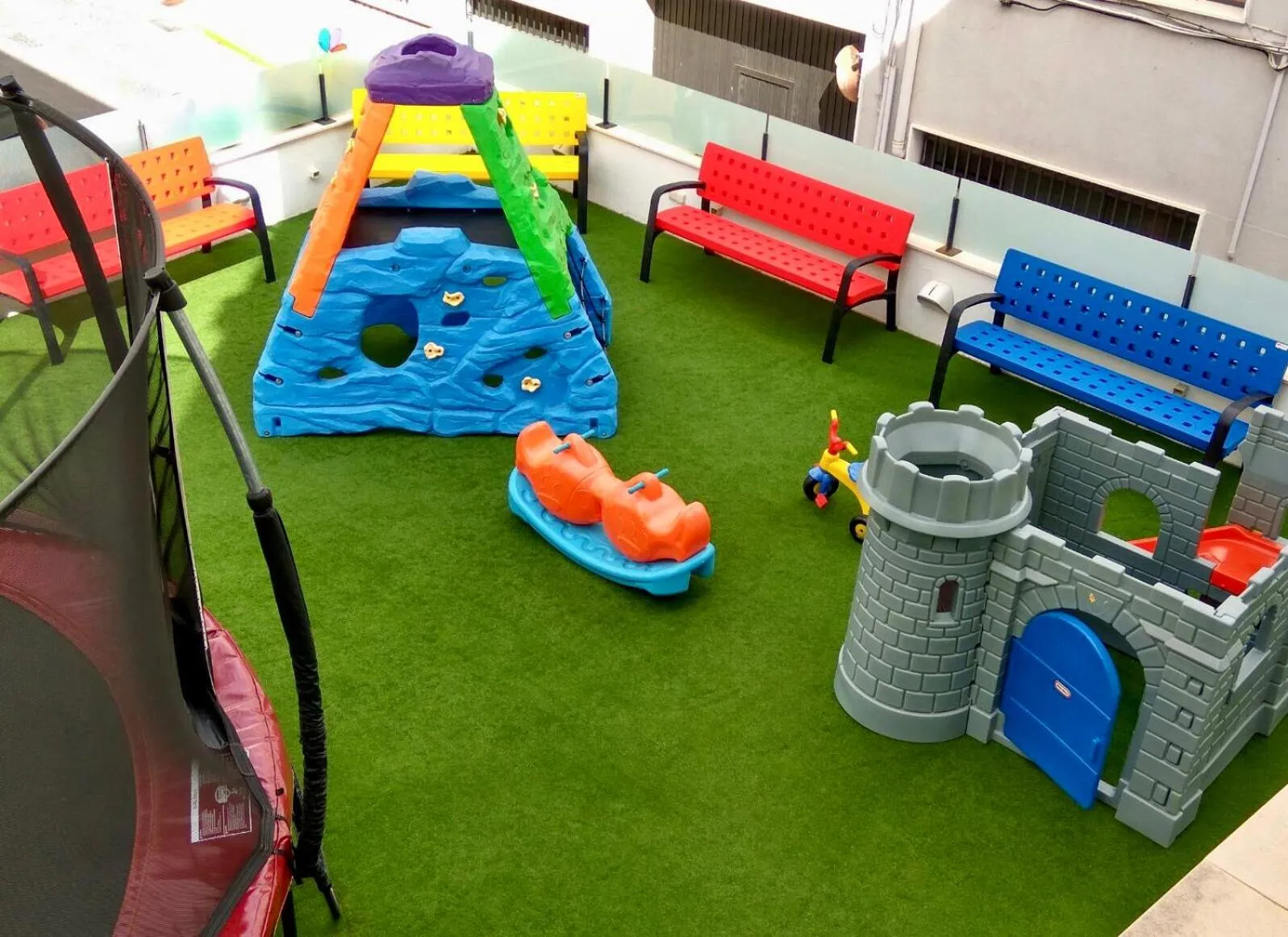 Children play ground in Hotel del Juguete