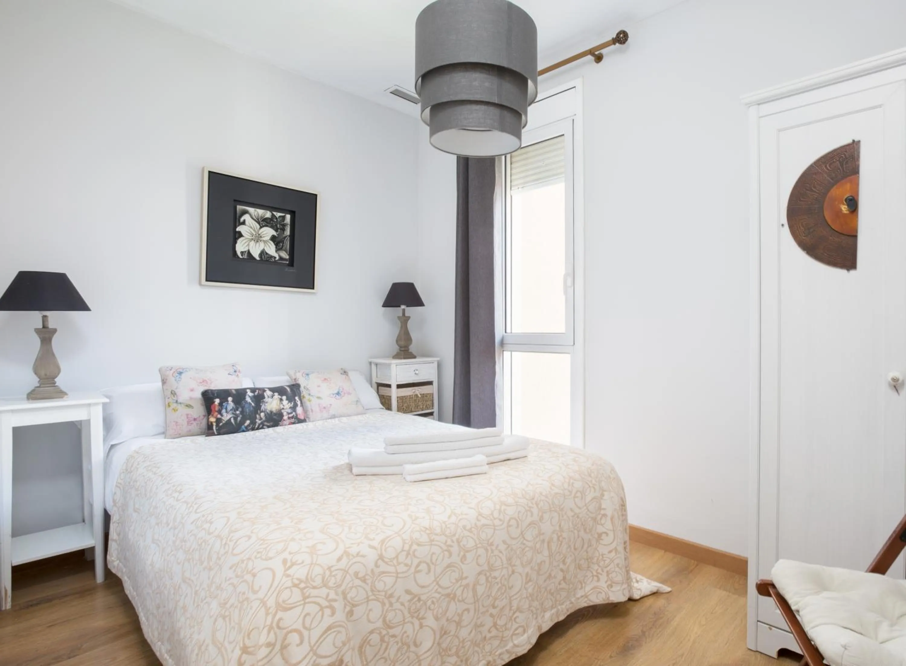 Bedroom, Bed in BCN Rambla Catalunya Apartments