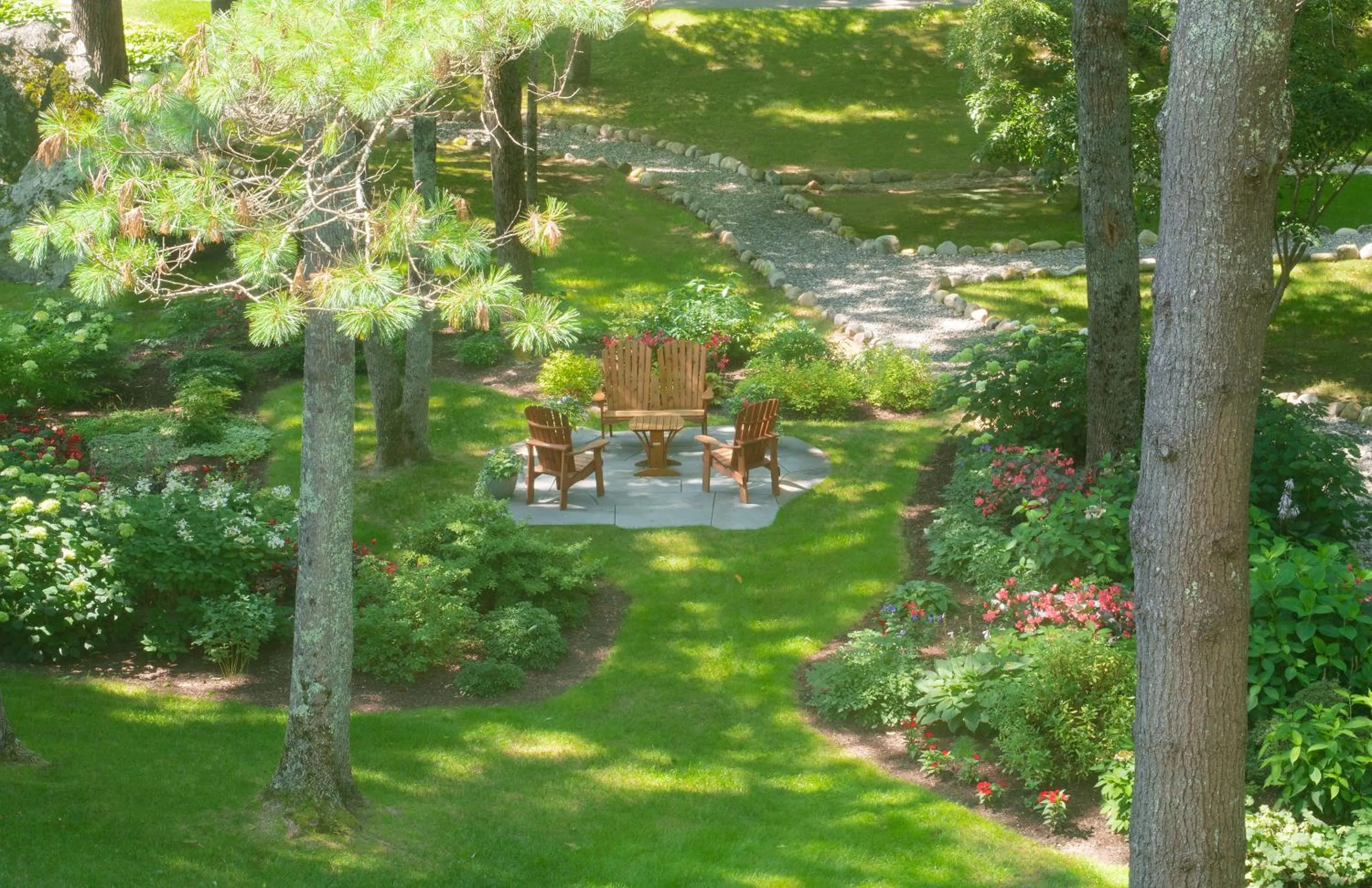 Garden in Camden Maine Stay Inn