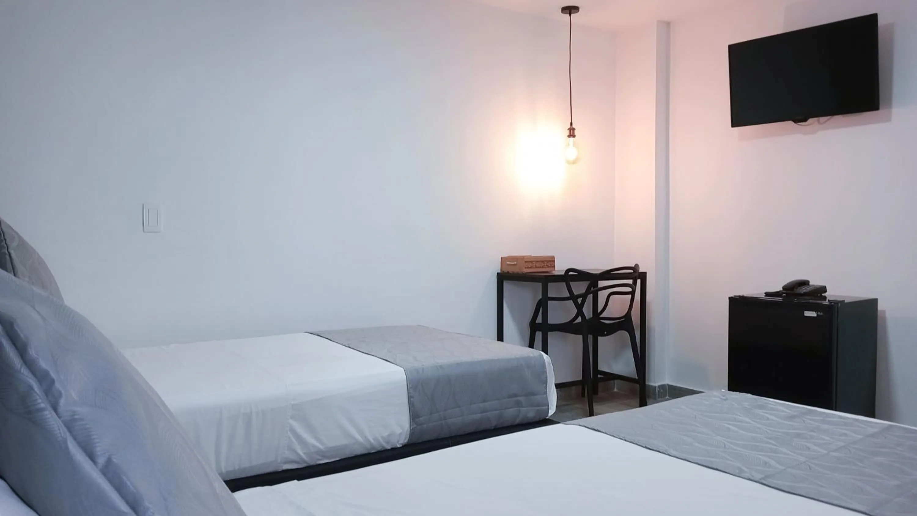 Bedroom, Bed in Hotel Palmas del Estadio