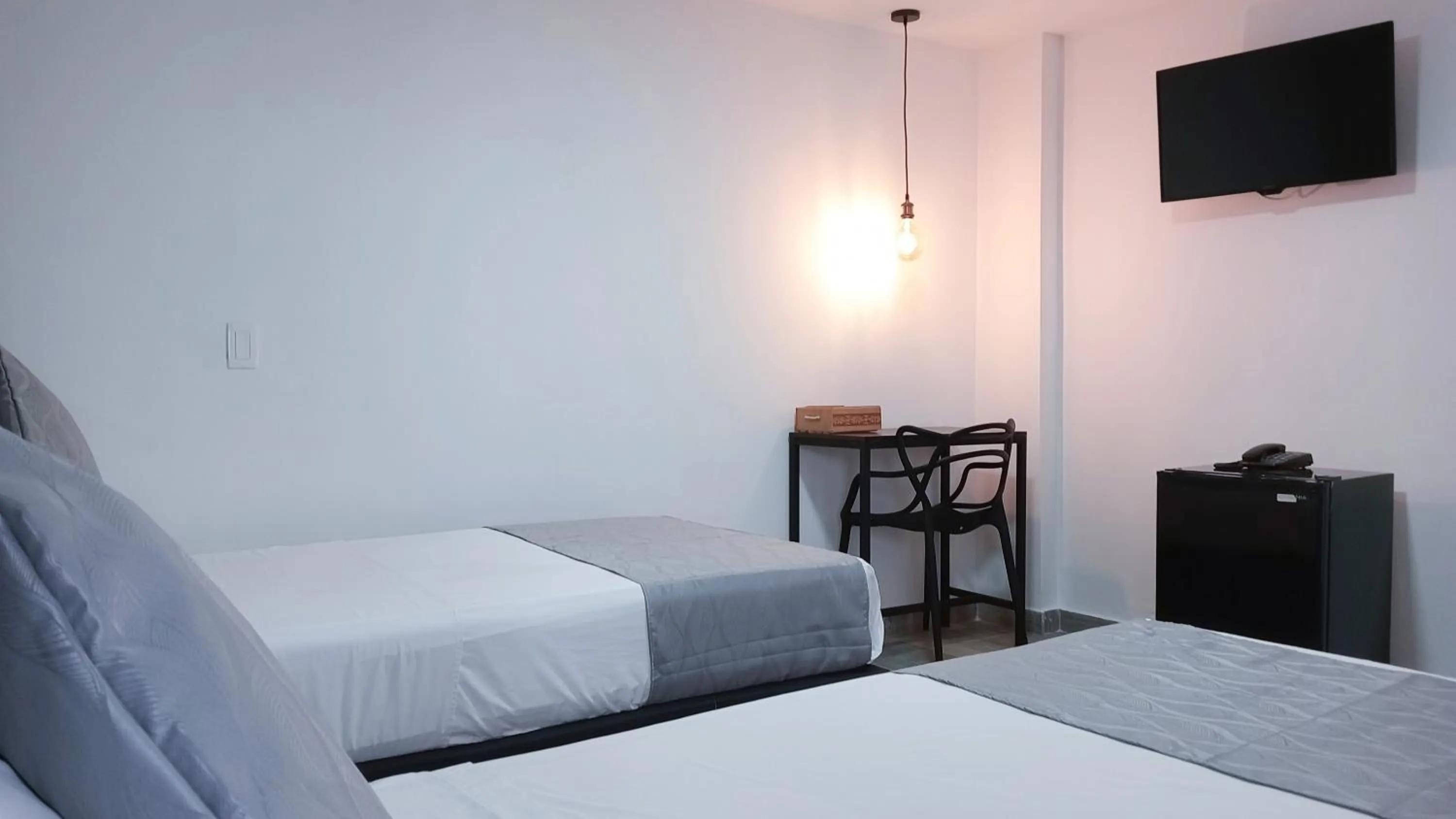 Bedroom, Bed in Hotel Palmas del Estadio