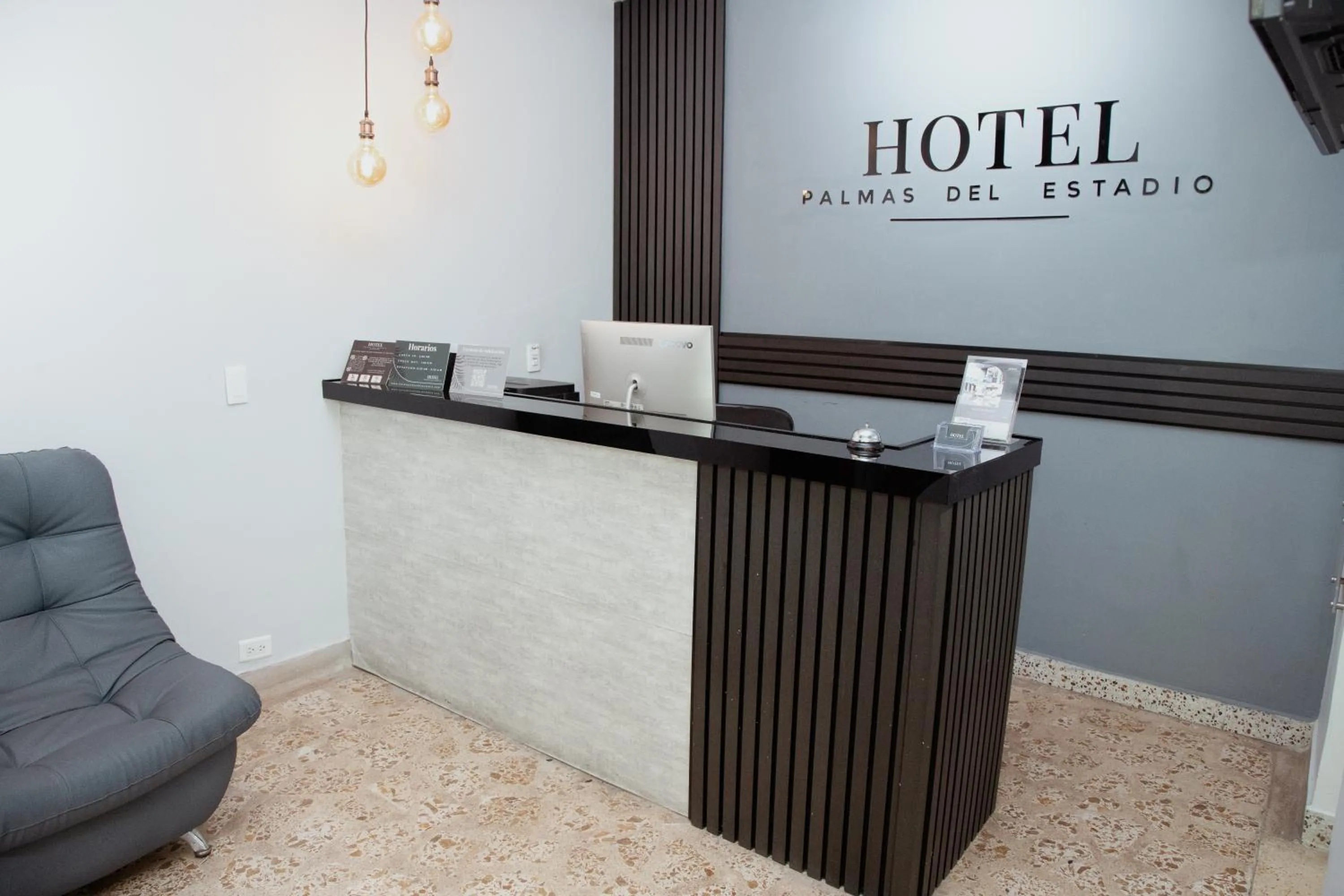 Lobby or reception in Hotel Palmas del Estadio