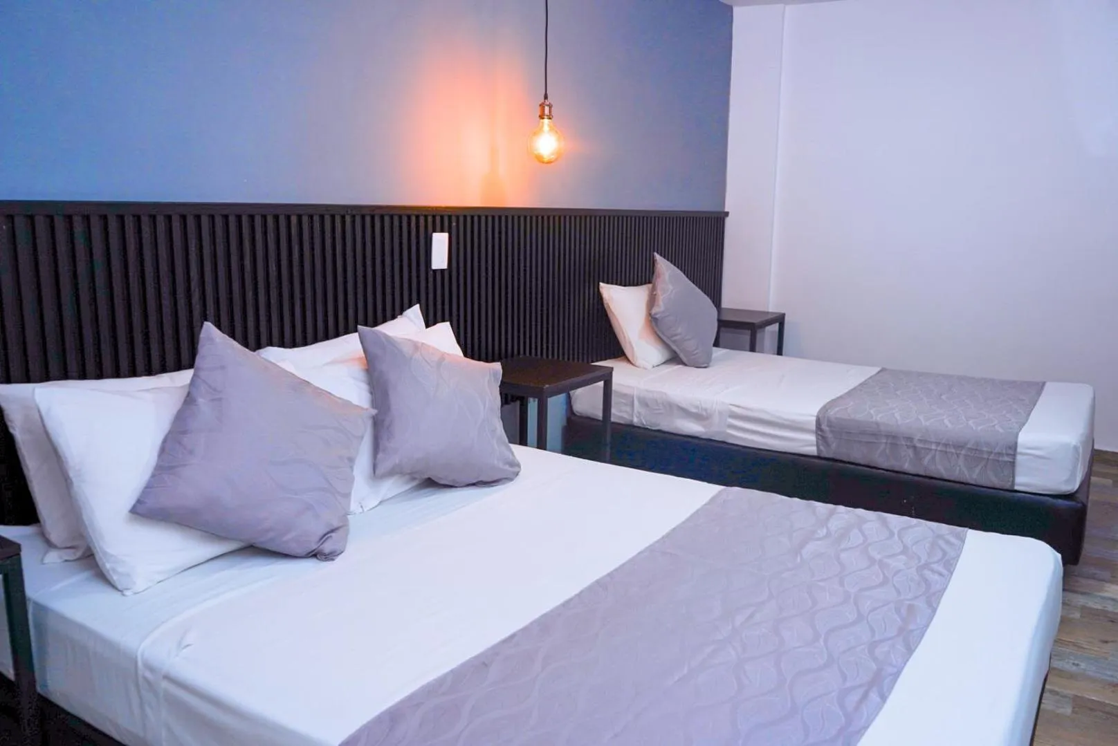 Decorative detail, Bed in Hotel Palmas del Estadio