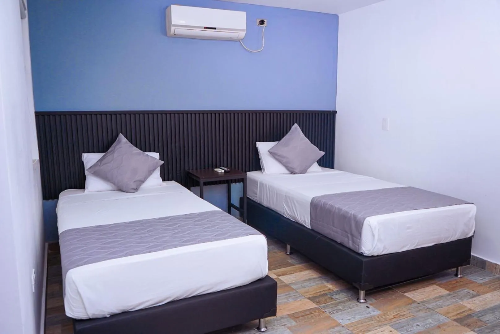 Bed in Hotel Palmas del Estadio