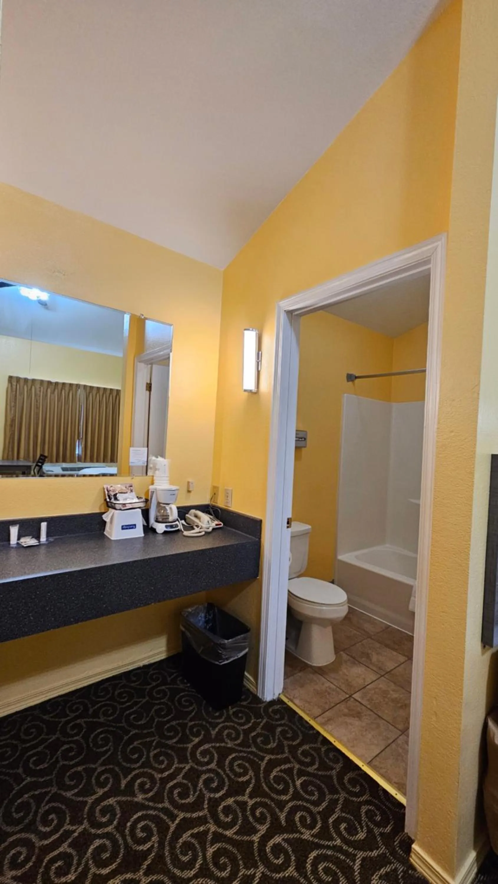 Bathroom in Travelodge by Wyndham Wenatchee