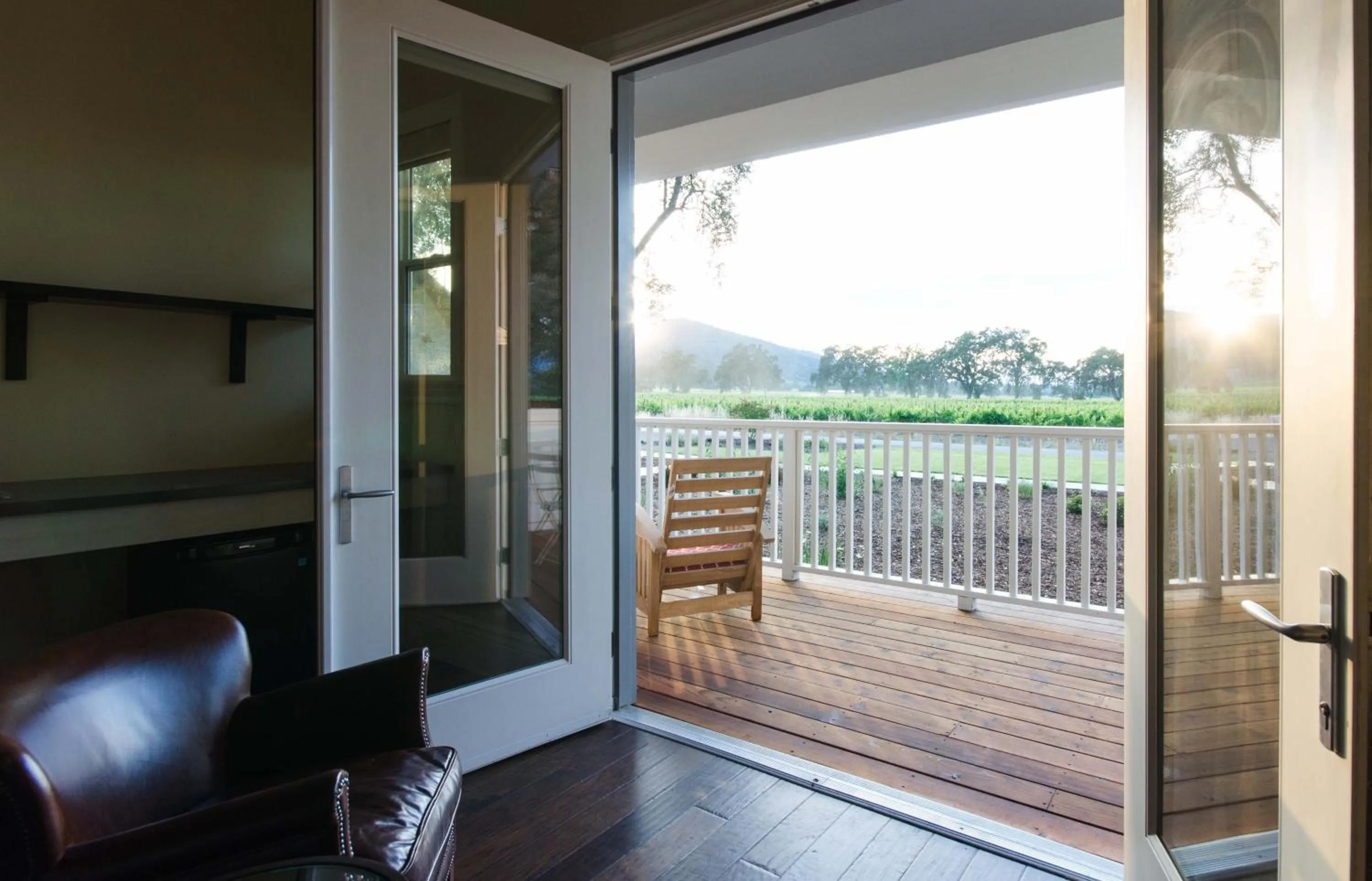 Balcony/Terrace in The Setting Inn Napa Valley