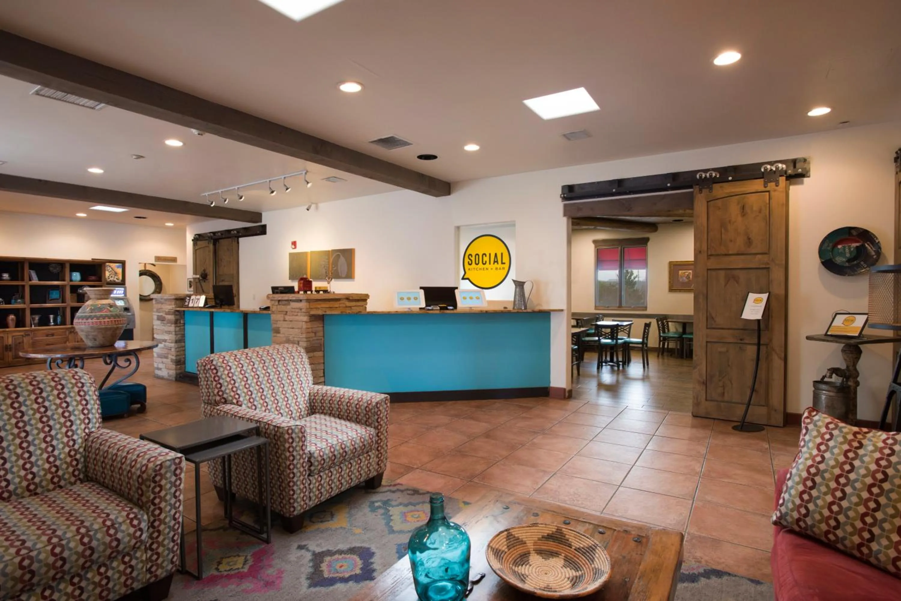 Lobby or reception in The Sage Hotel