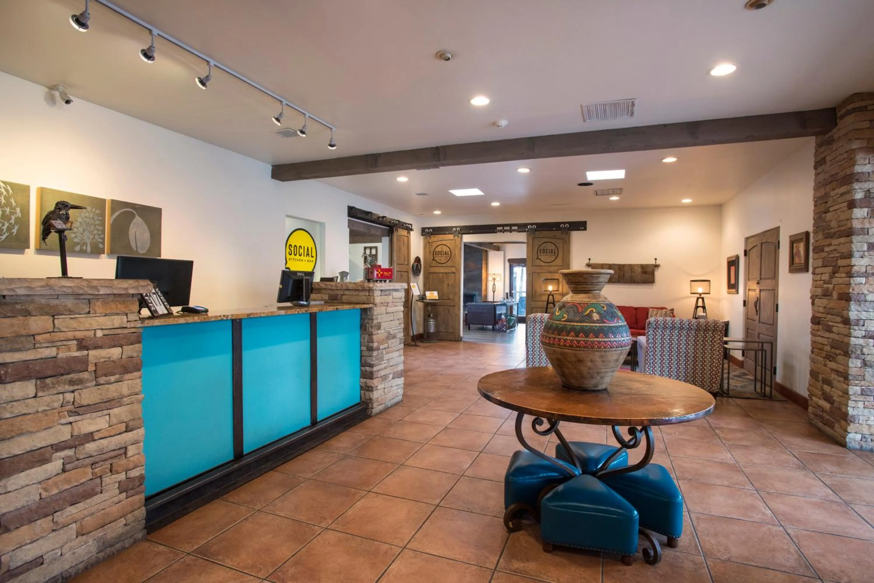 Lobby or reception in The Sage Hotel