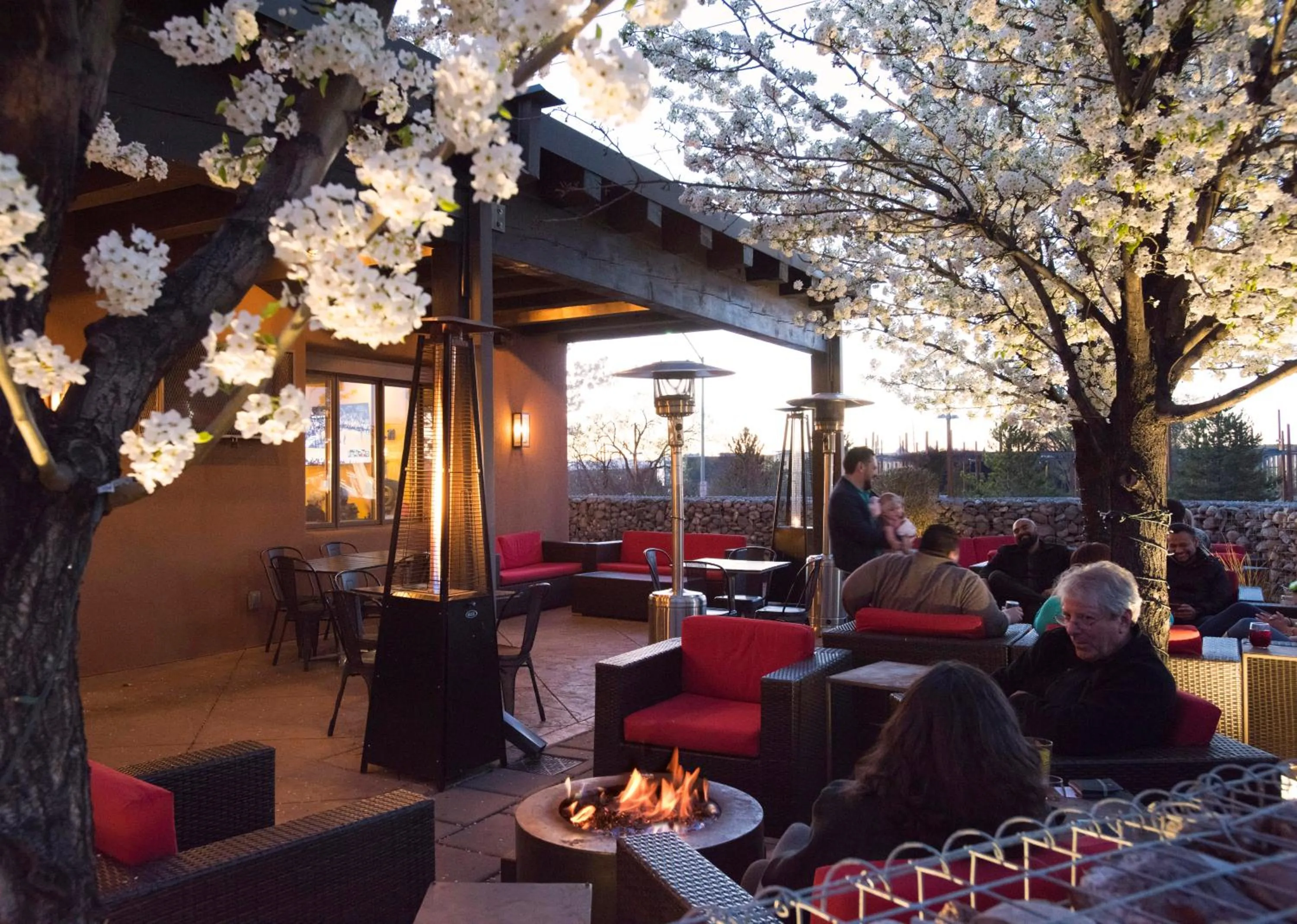 Patio in The Sage Hotel