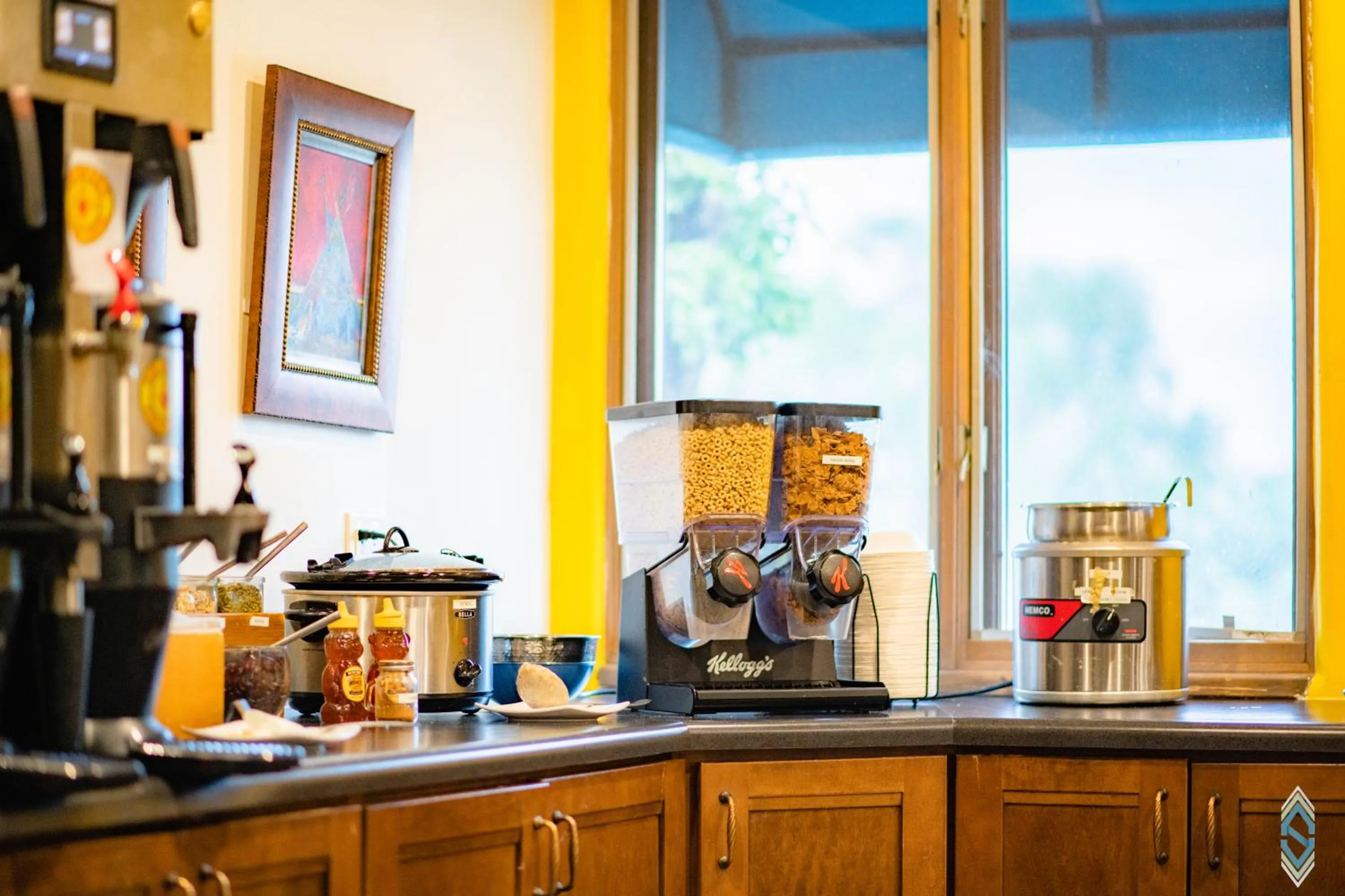 Buffet breakfast in The Sage Hotel