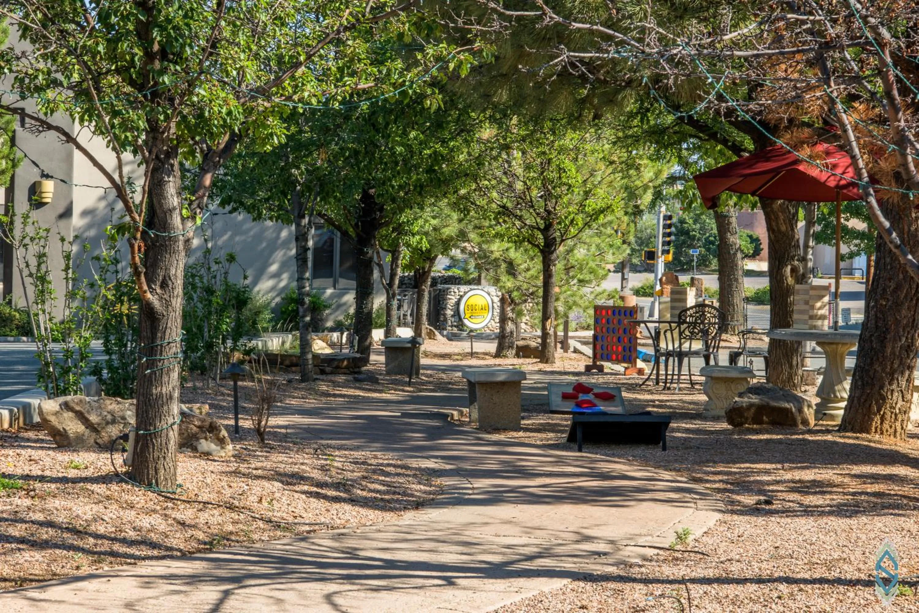 Seating area in The Sage Hotel