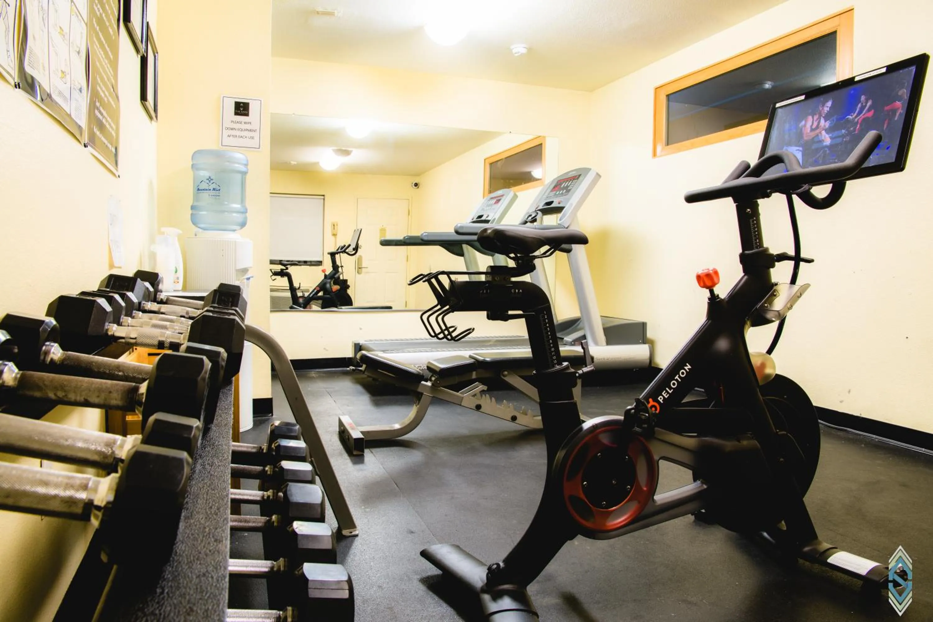 Fitness centre/facilities in The Sage Hotel
