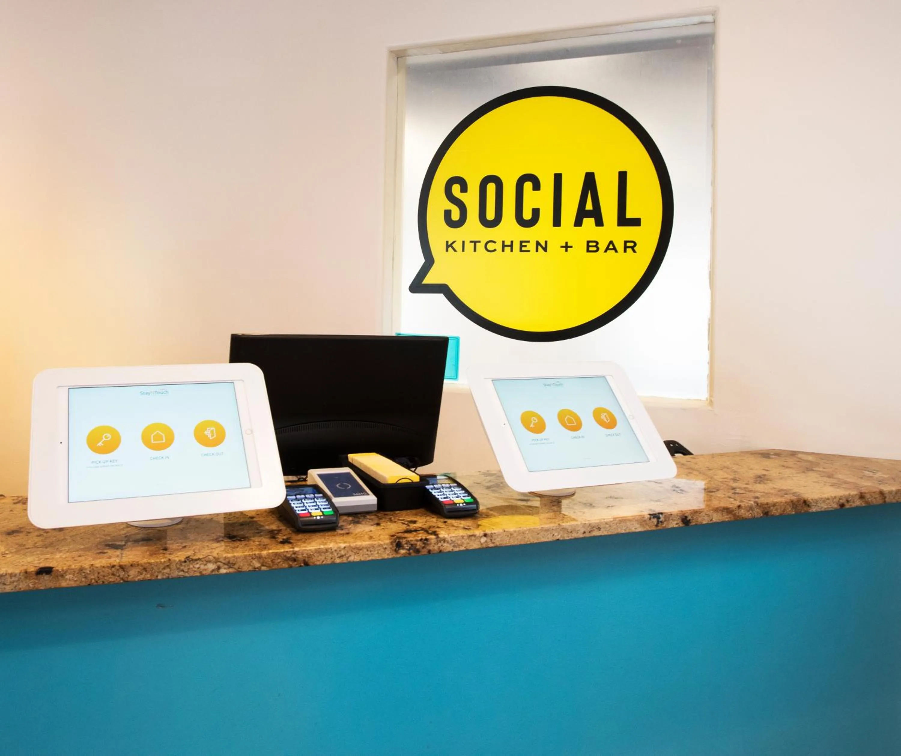 Lobby or reception in The Sage Hotel