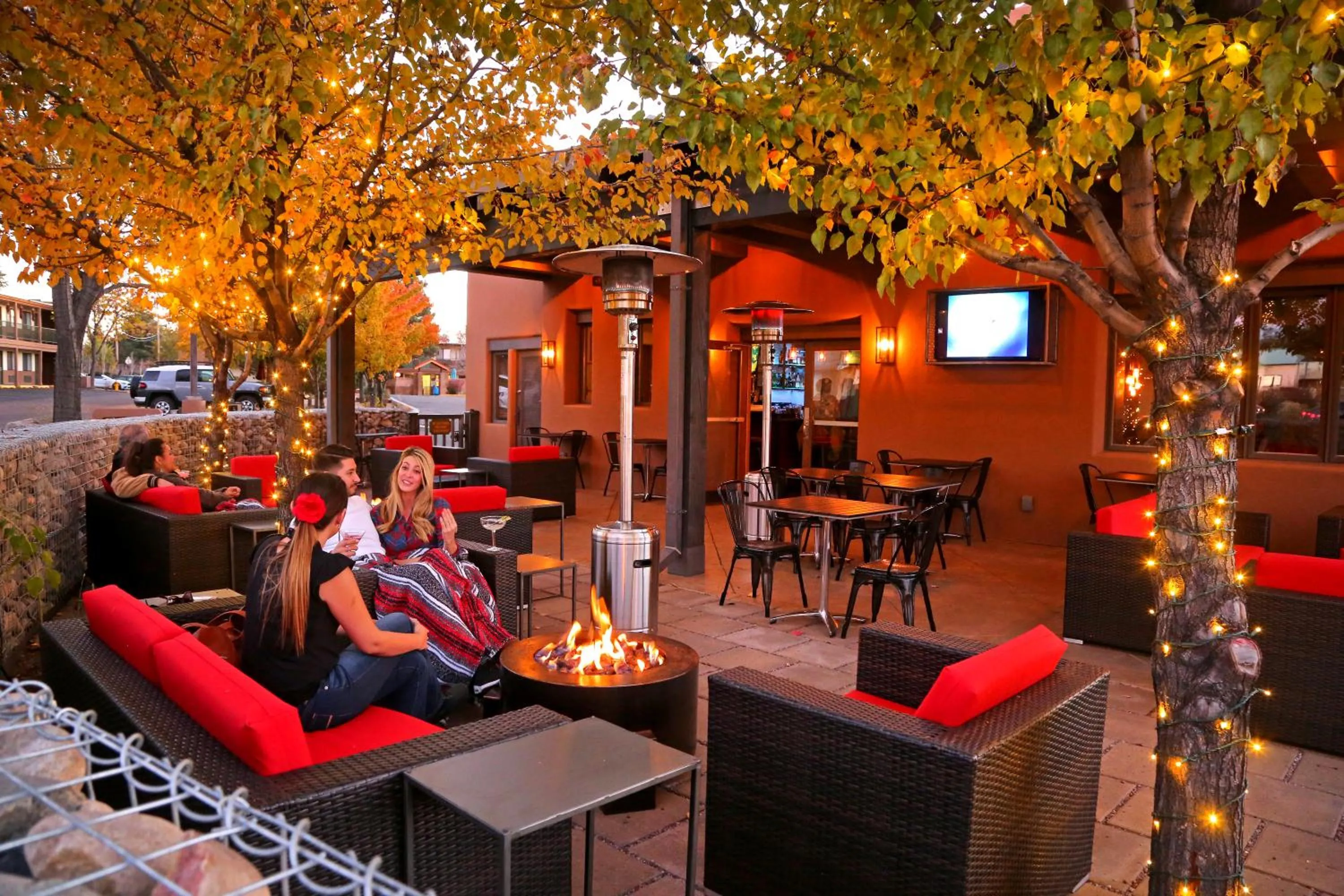Patio in The Sage Hotel